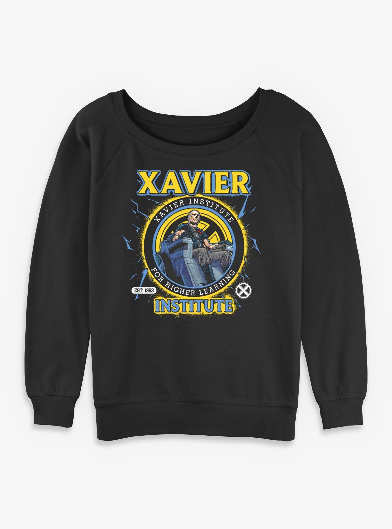 Marvel X-Men '97 Xavier Institute Professor X Womens Slouchy Sweatshirt Her Universe Exclusive, , hi-res