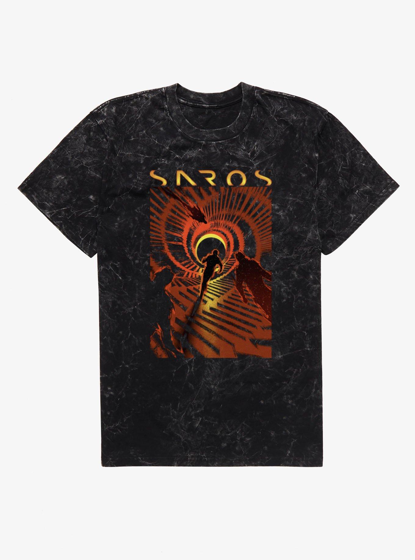 Saros Spinning Staircase Mineral Wash T-Shirt, , hi-res