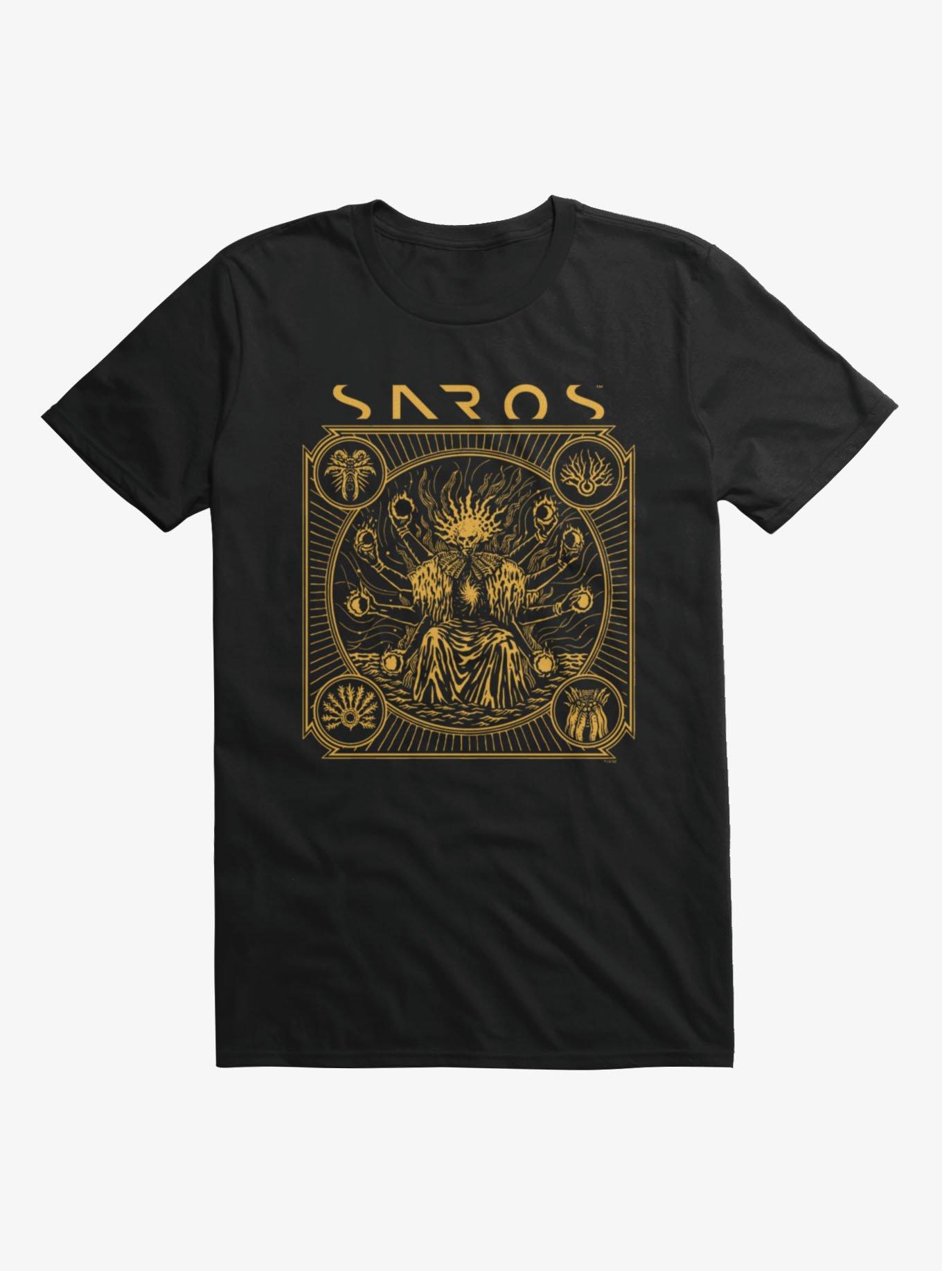 Saros Skull Reaper Tarot Style T-Shirt, , hi-res