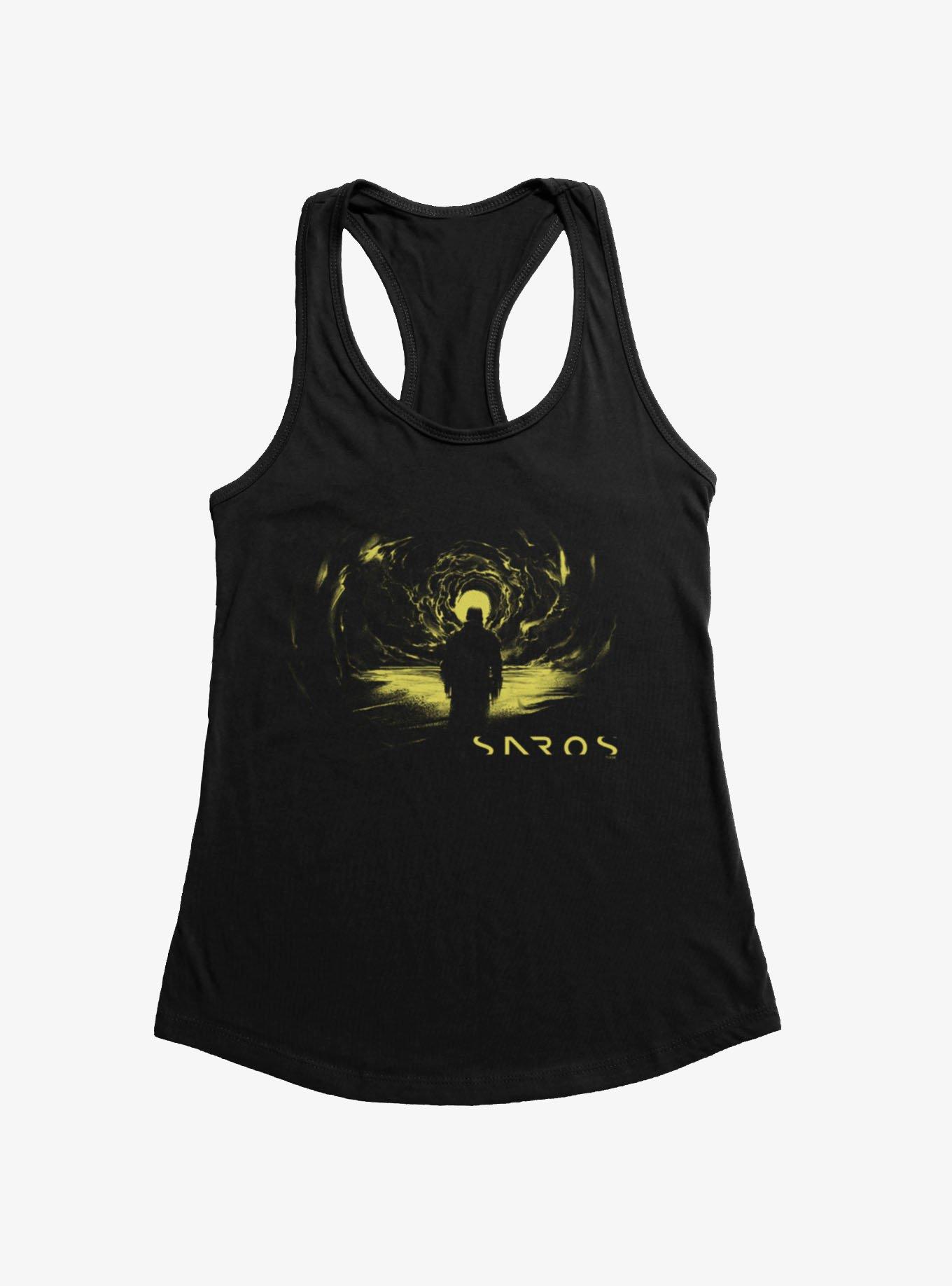 Saros Follow The Light Womens Tank Top, BLACK, hi-res view 1