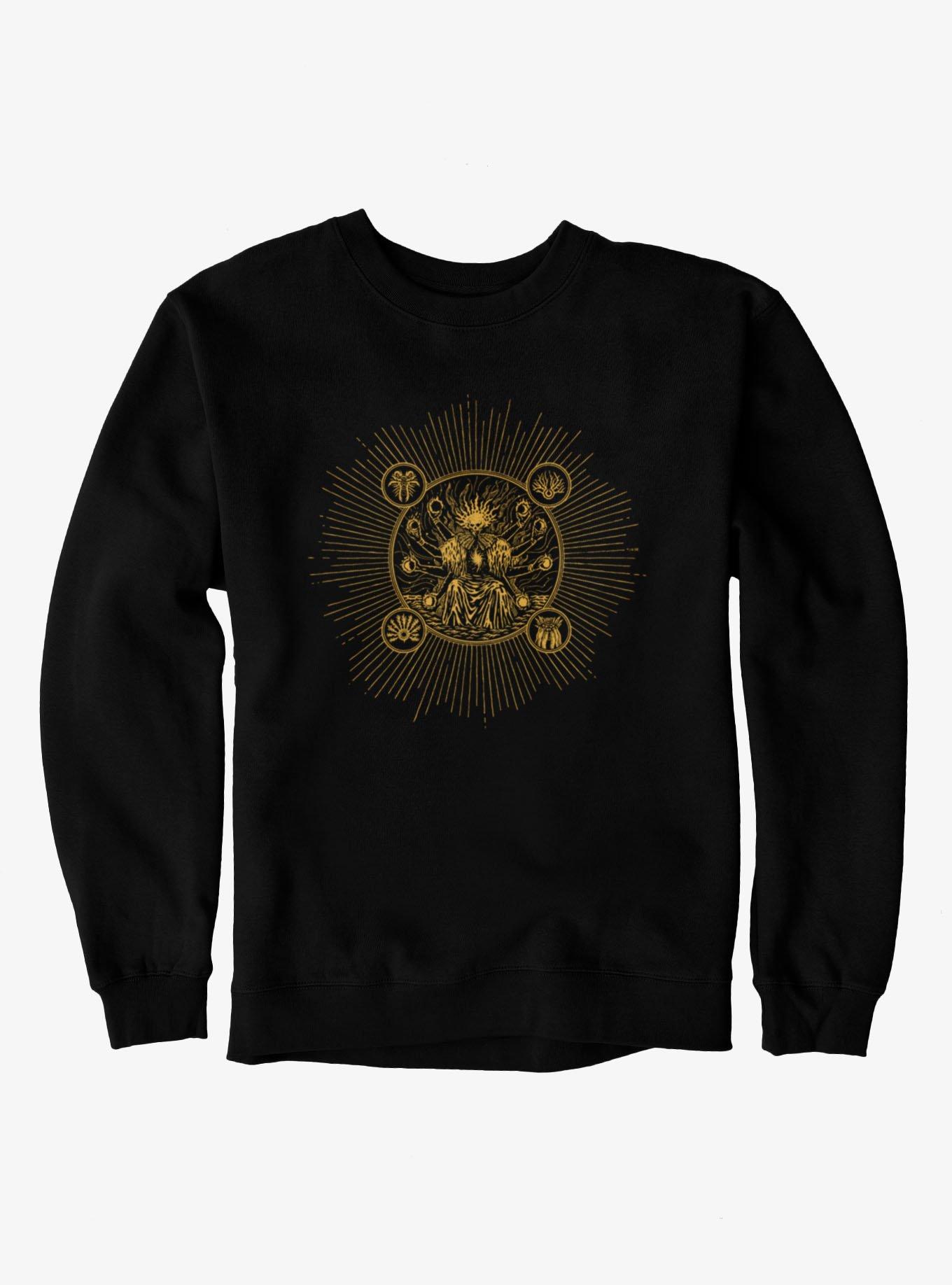 SAROS Skull Reaper Sun Burst Sweatshirt, , hi-res