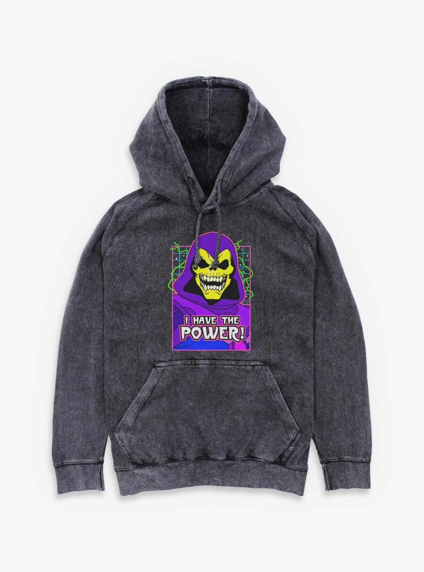 Masters Of The Universe Skeletor Grid Mineral Wash Hoodie, , hi-res