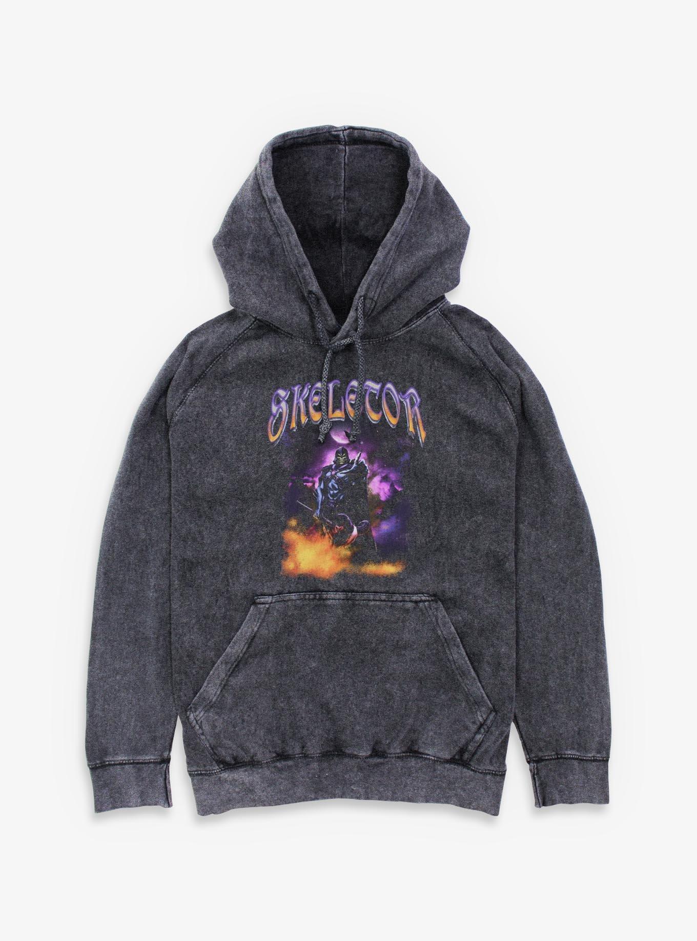 Masters Of The Universe Skeletor Night Callout Mineral Wash Hoodie, , hi-res
