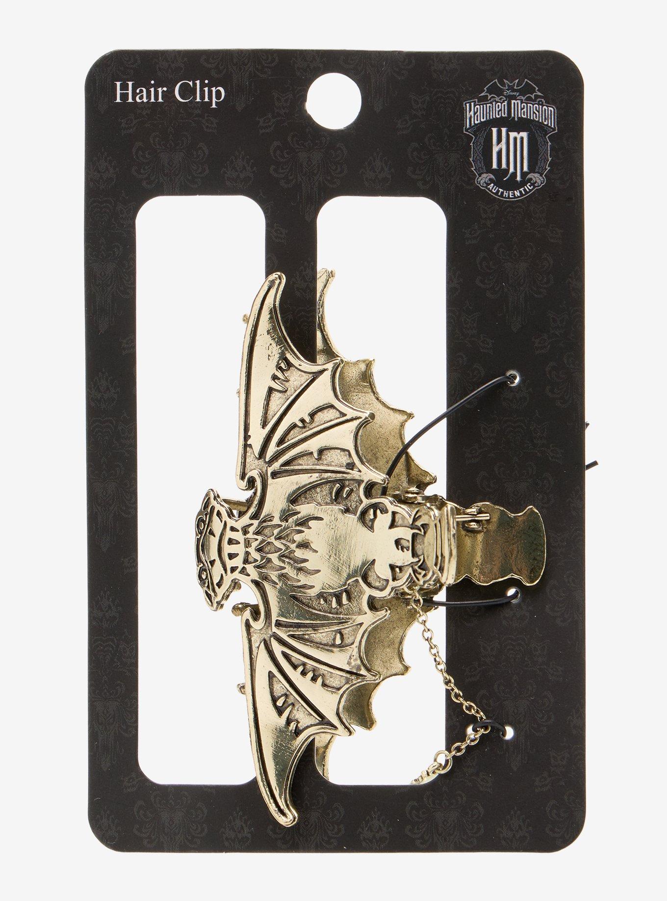 Disney The Haunted Mansion Bat Statue Metal Claw Clip with Charm - BoxLunch Exclusive