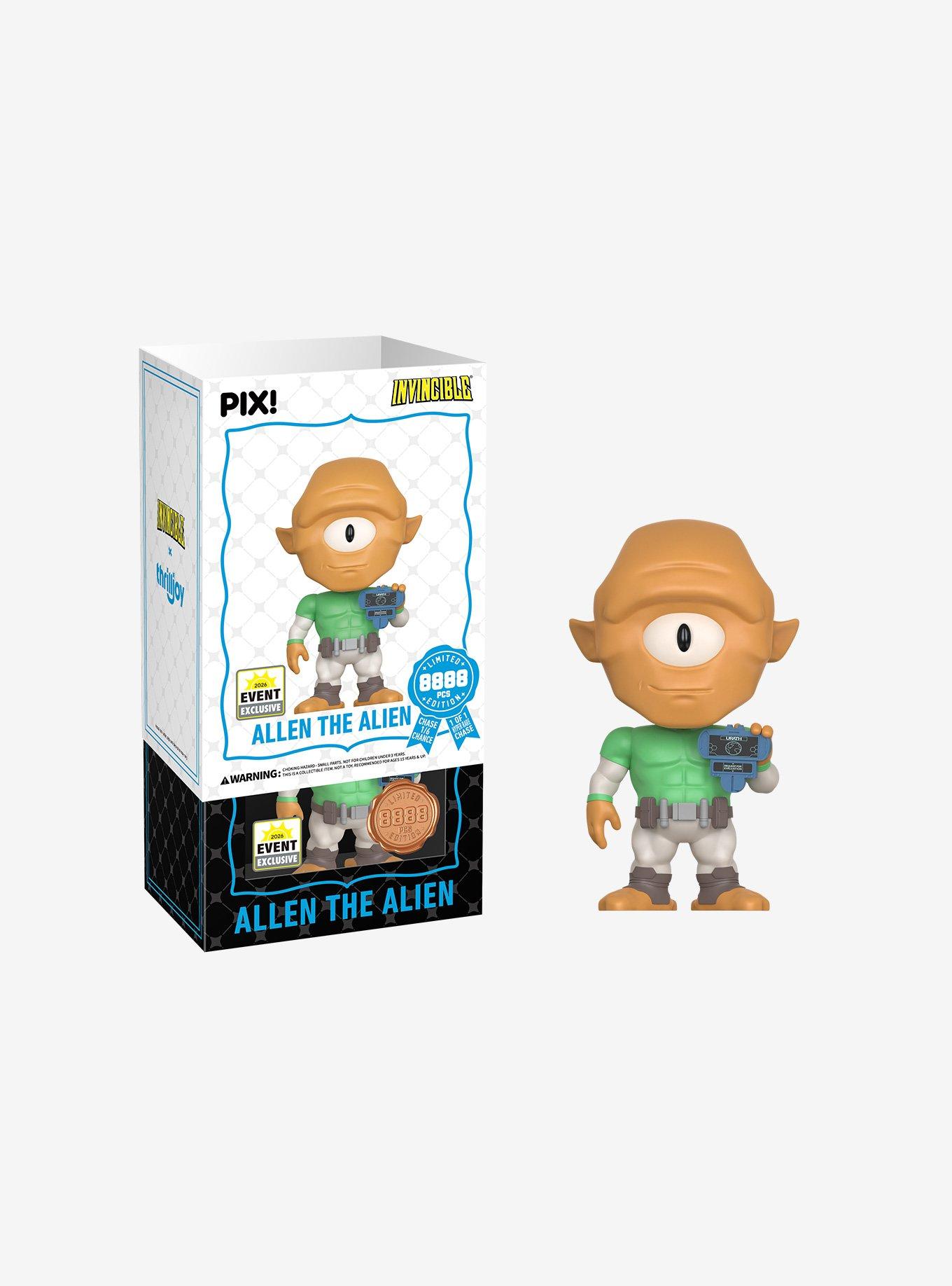 Thrilljoy Invincible Pix! Allen The Alien Collectible Figure, , hi-res