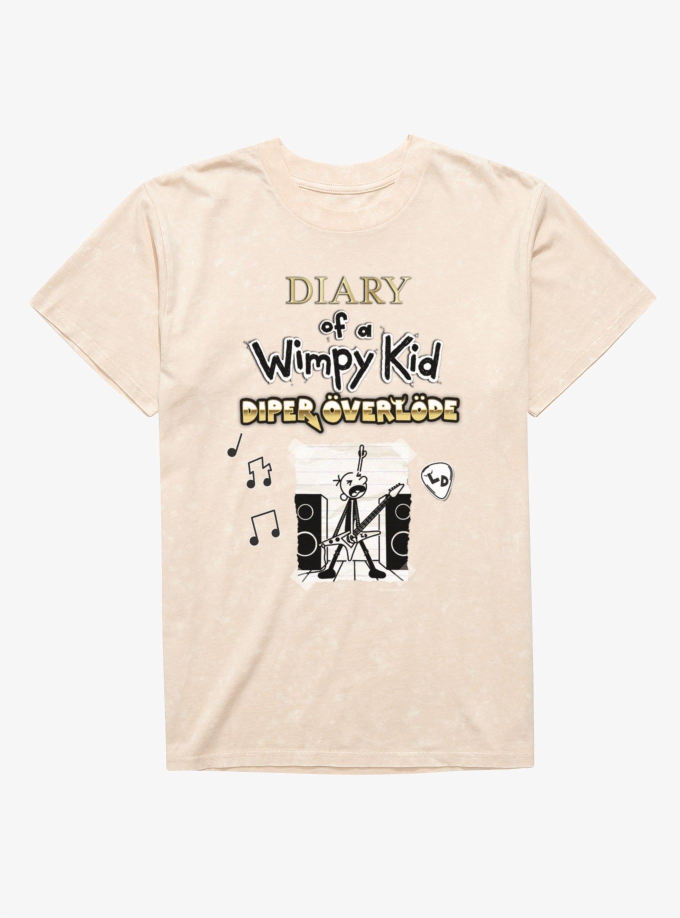 Diary Of A Wimpy Kid Rocking Diper Overload Mineral Wash T-Shirt, , hi-res
