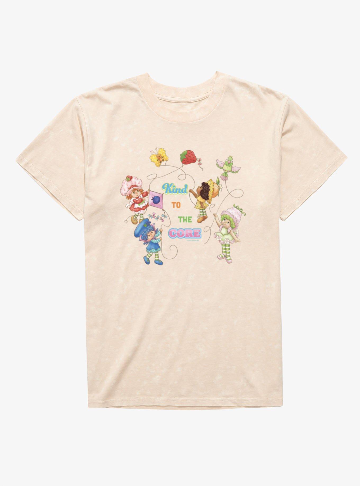 Strawberry Shortcake Kind To Core Kites Mineral Wash T-Shirt