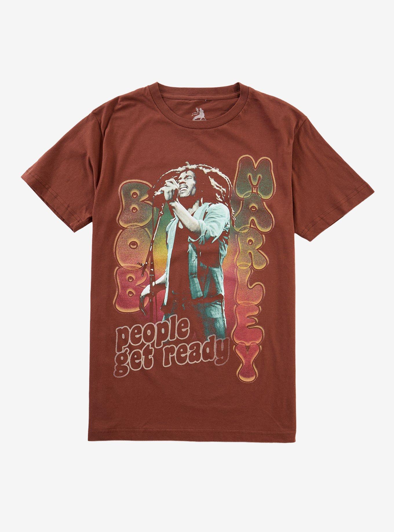 Bob Marley People Get Ready Bubble Font T-Shirt, , hi-res