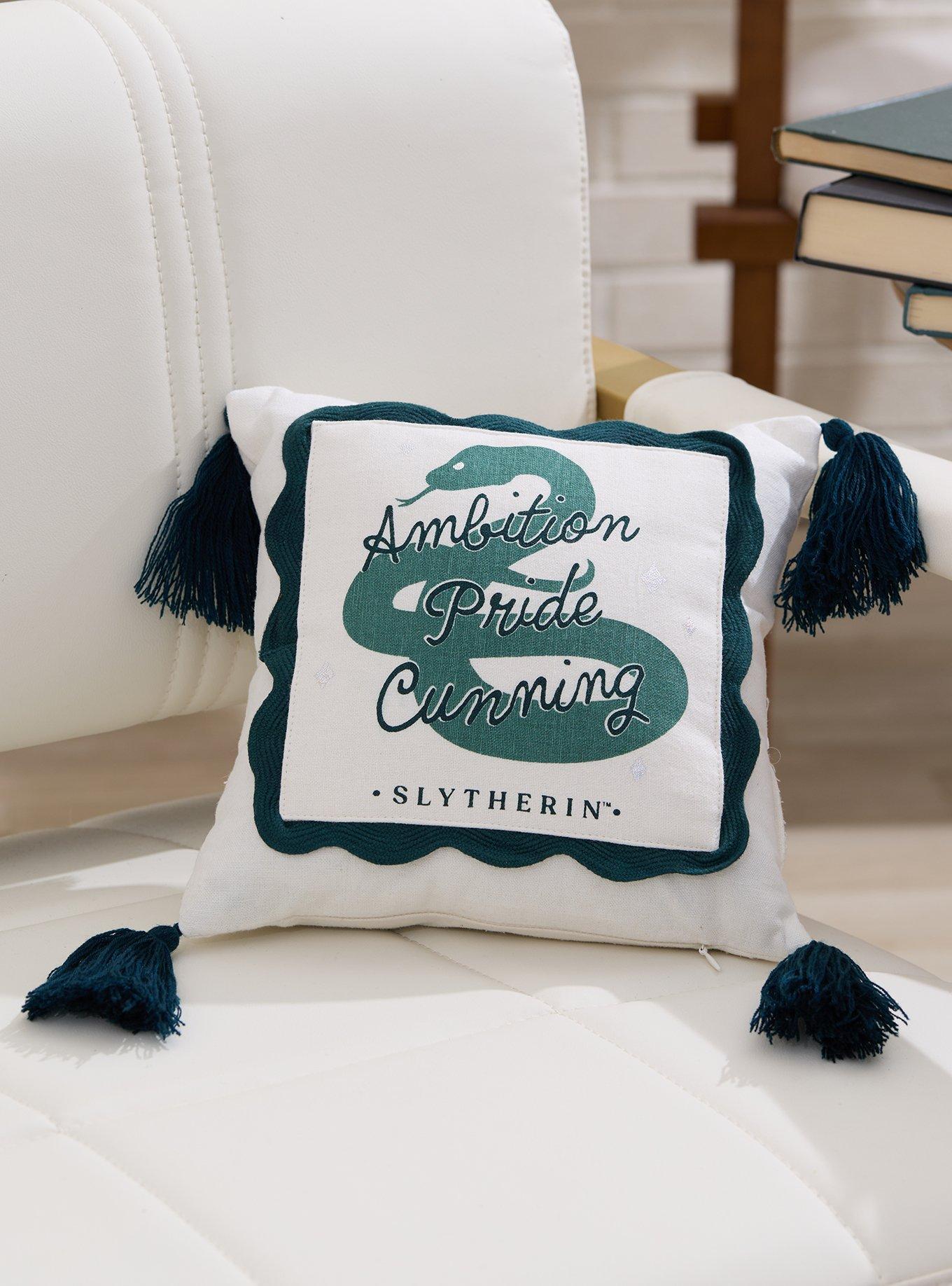 Harry Potter Slytherin Mini Tassel Pillow - BoxLunch Exclusive