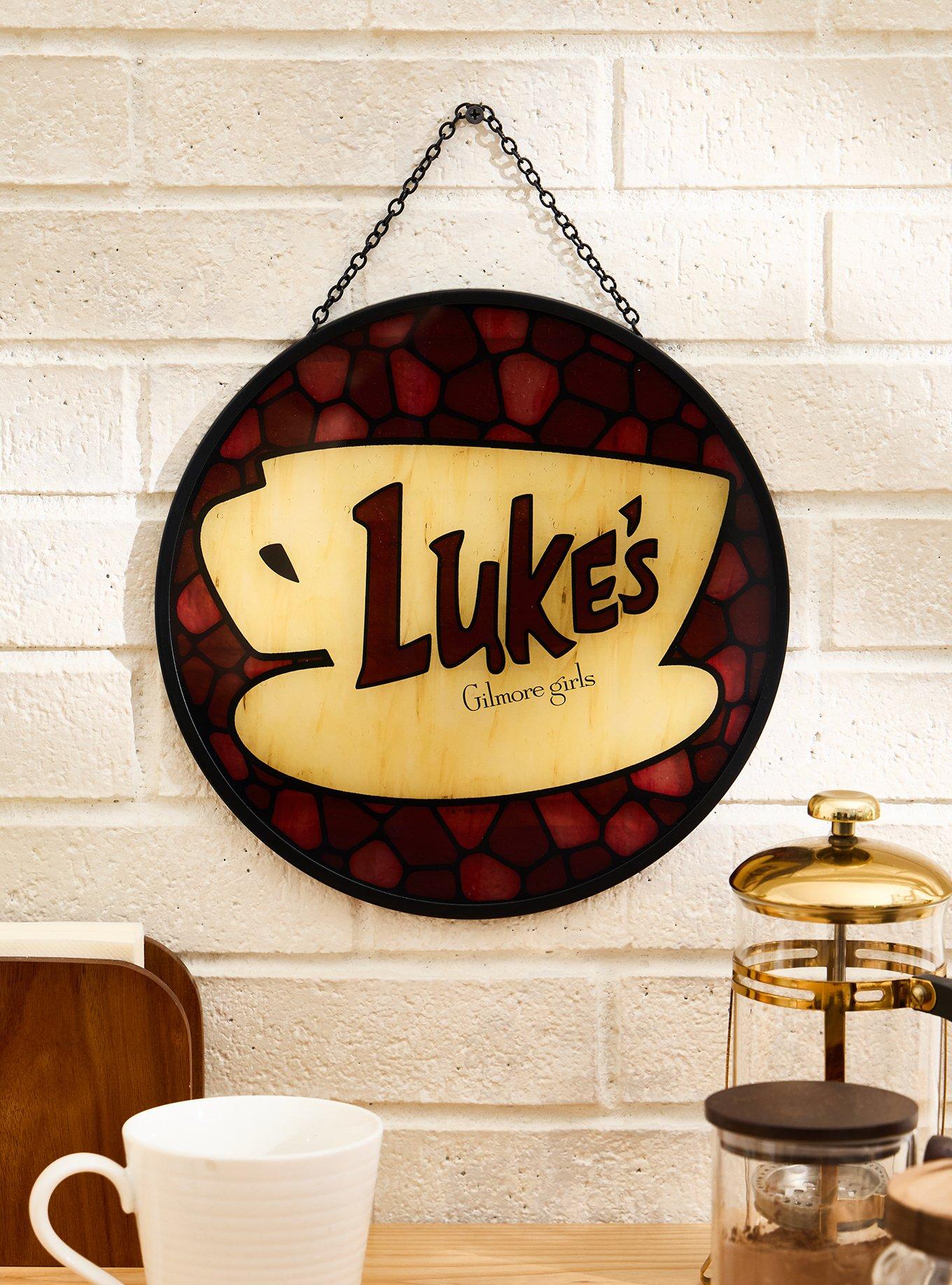 Gilmore Girls Luke's Diner Logo Stained Glass Wall Art - BoxLunch Exclusive