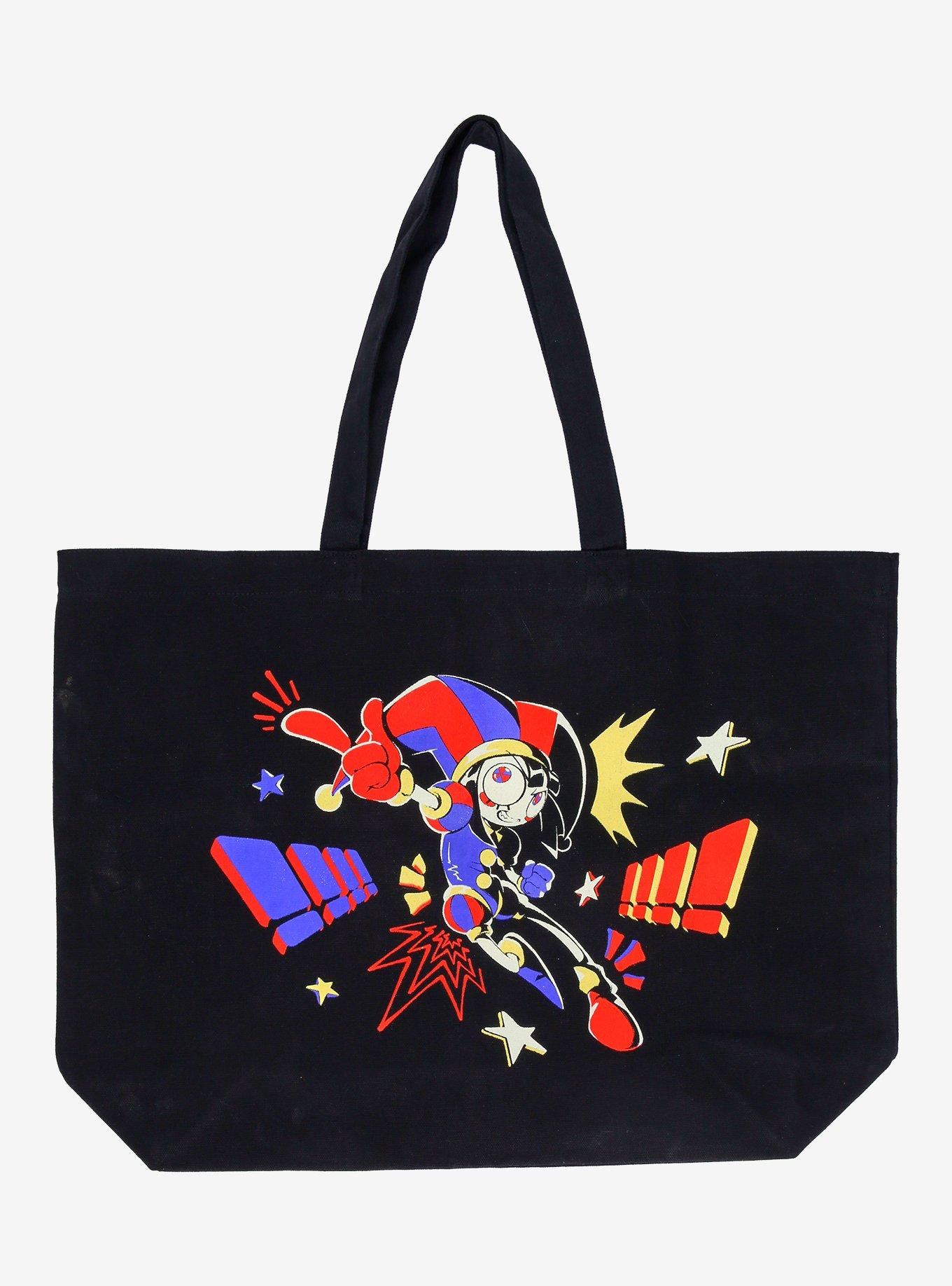 The Amazing Digital Circus Pomni Canvas Tote &mdash; BoxLunch Exclusive, , hi-res