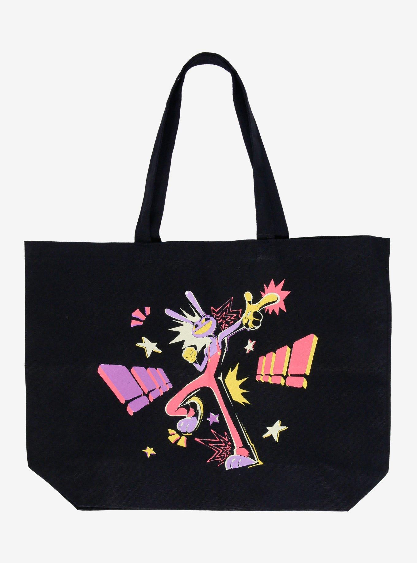 The Amazing Digital Circus Jax Canvas Tote &mdash; BoxLunch Exclusive, , hi-res