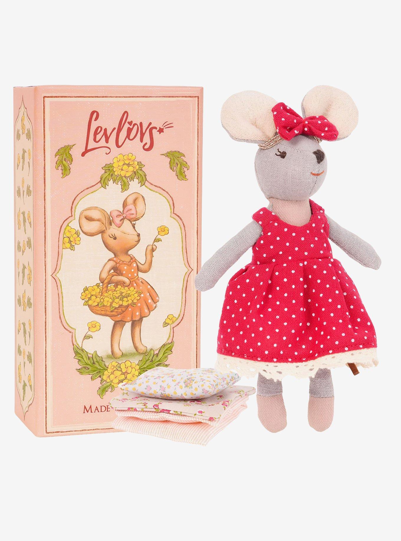 Levlovs Mouse In A Box Mouse Rose Plush, , hi-res