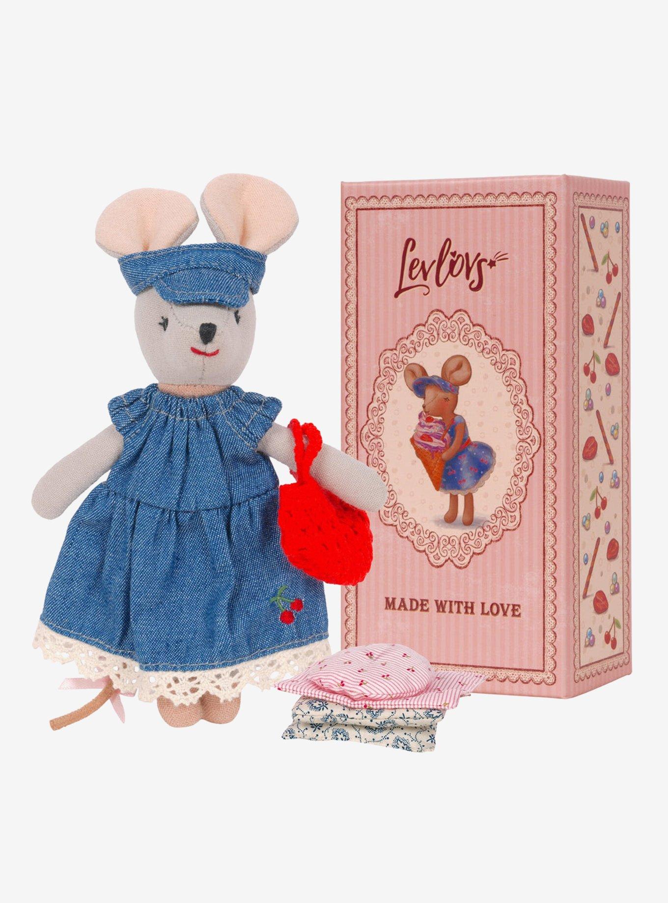 Levlovs Mouse And Ice Cream Plush, , hi-res