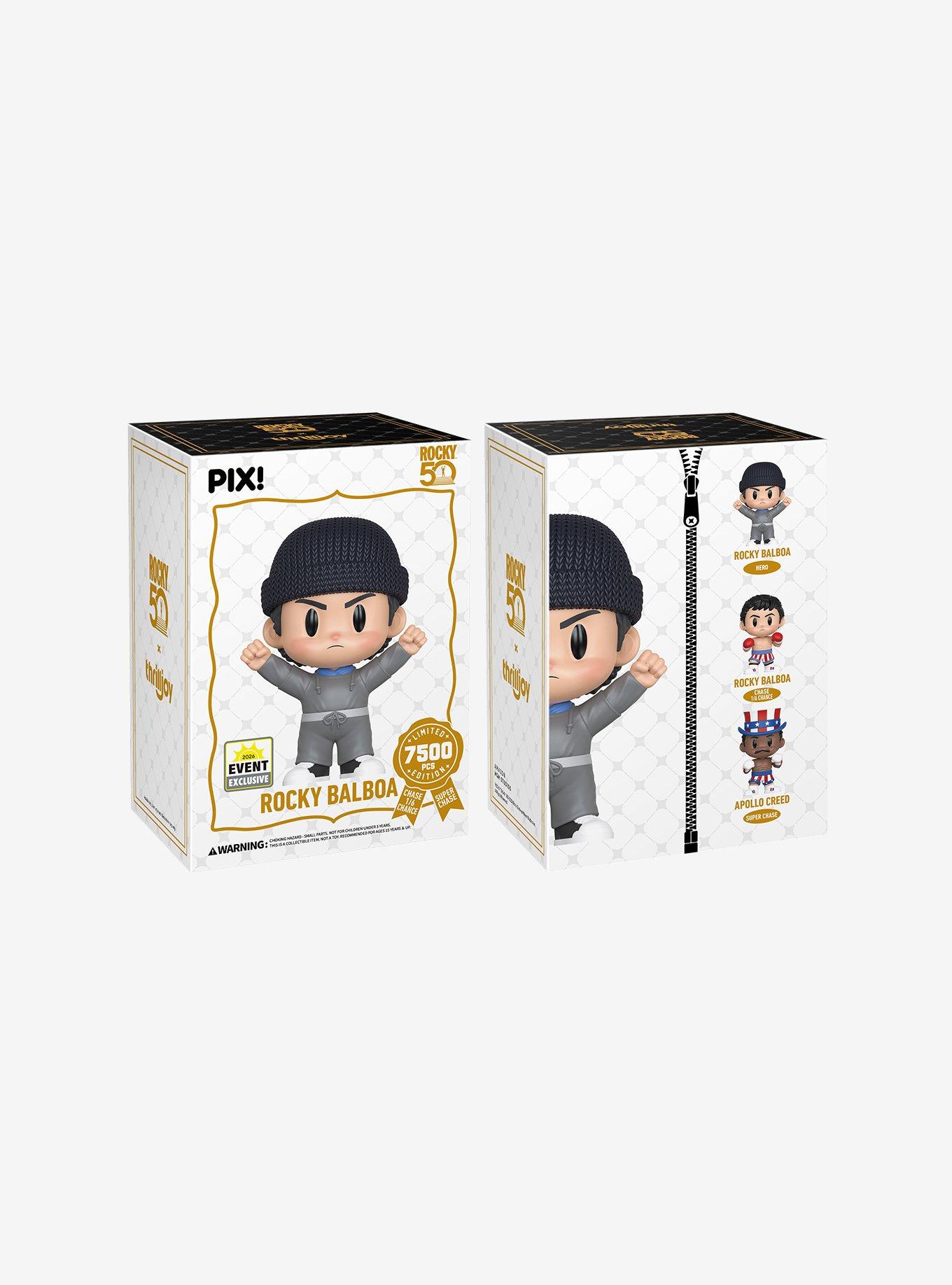 【A$AP ROCKY/フィギュア/バンダナ グッズセット】 Thrilljoy Rocky 50th Anniversary Pix! Rocky Balboa Figure | BoxLunch