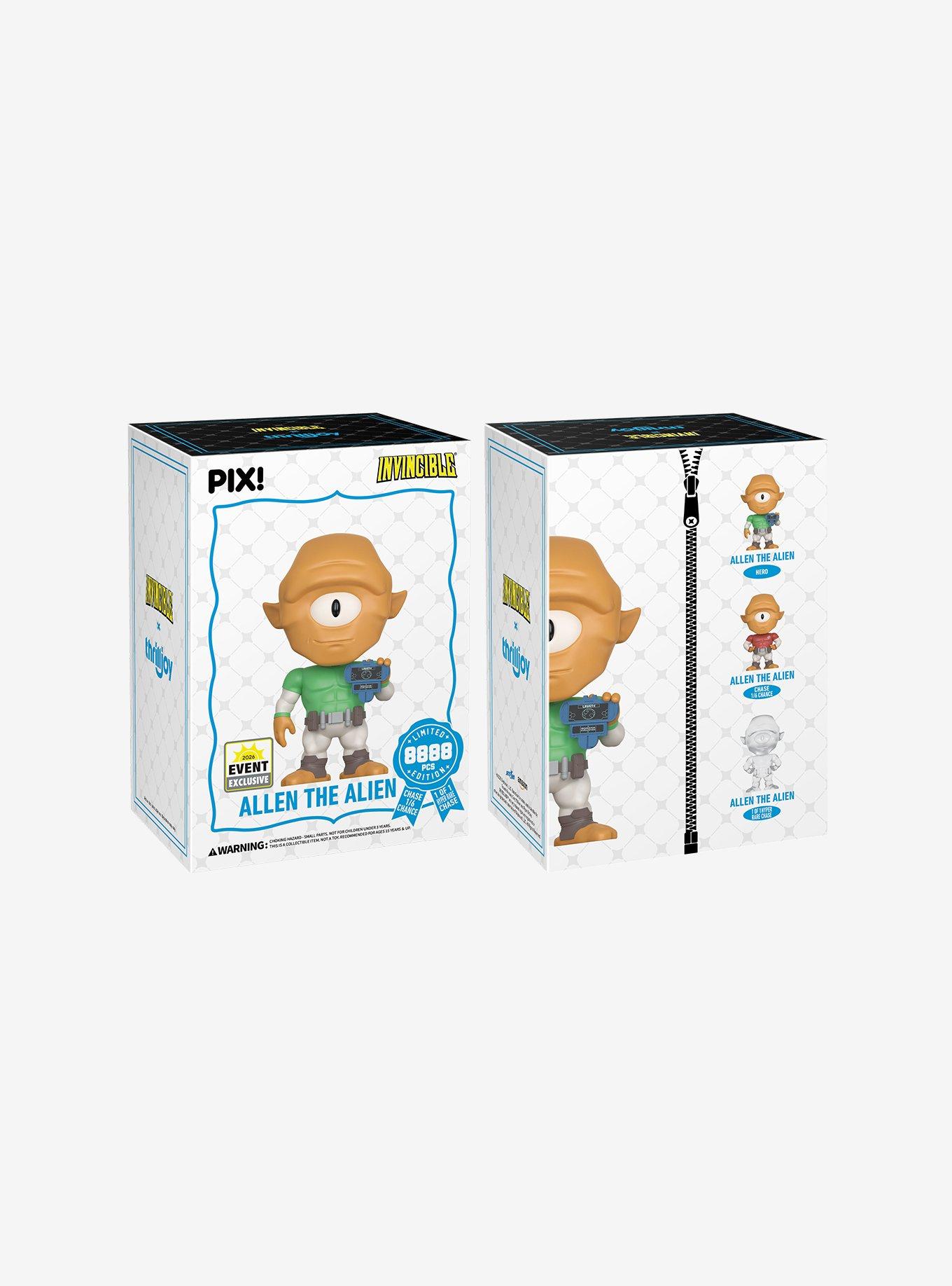 Thrilljoy Invincible Pix! Allen The Alien Vinyl Figure, , hi-res