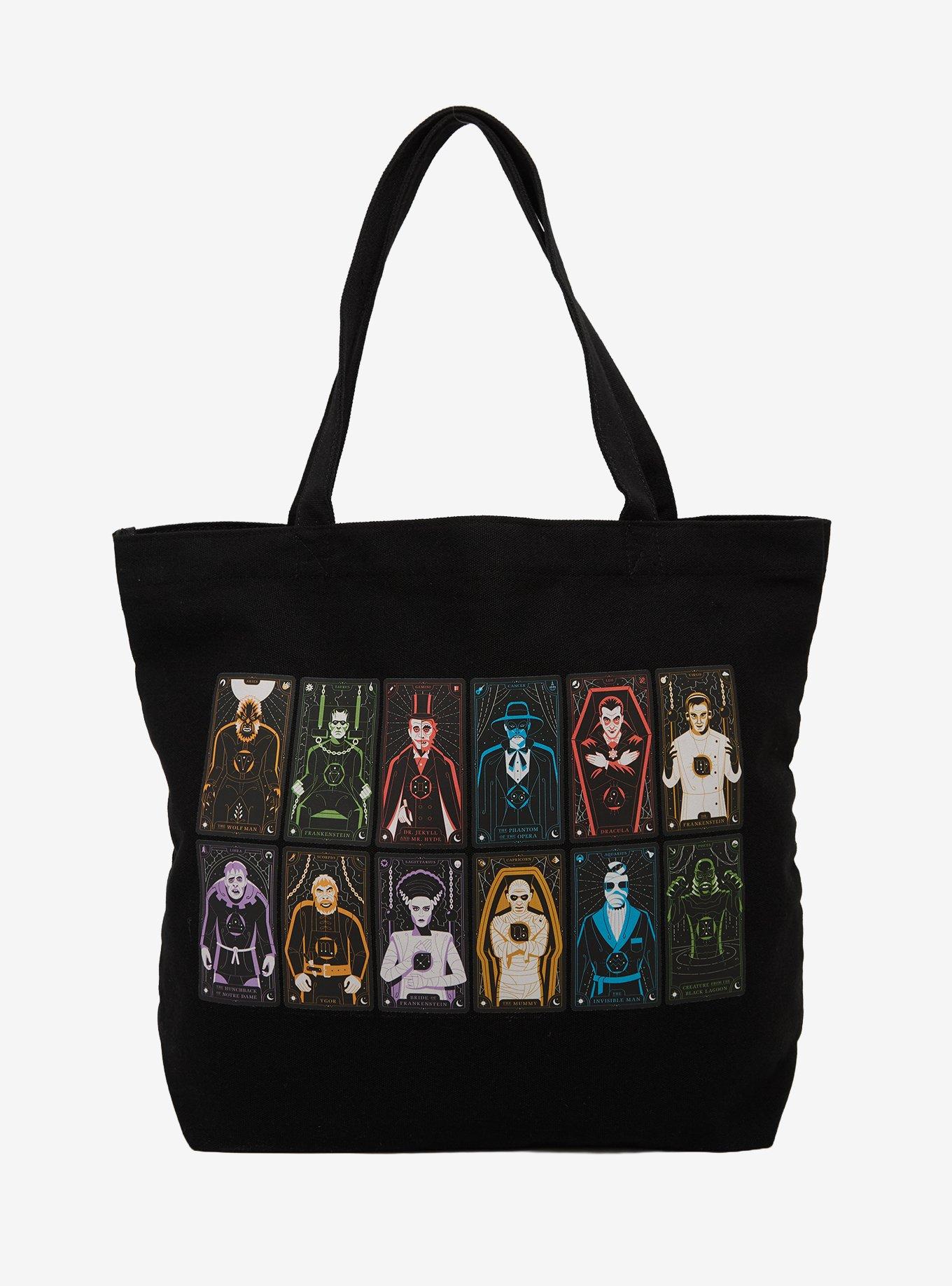 Universal Monsters Dark Zodiac Group Portrait Tote Bag - BoxLunch Exclusive