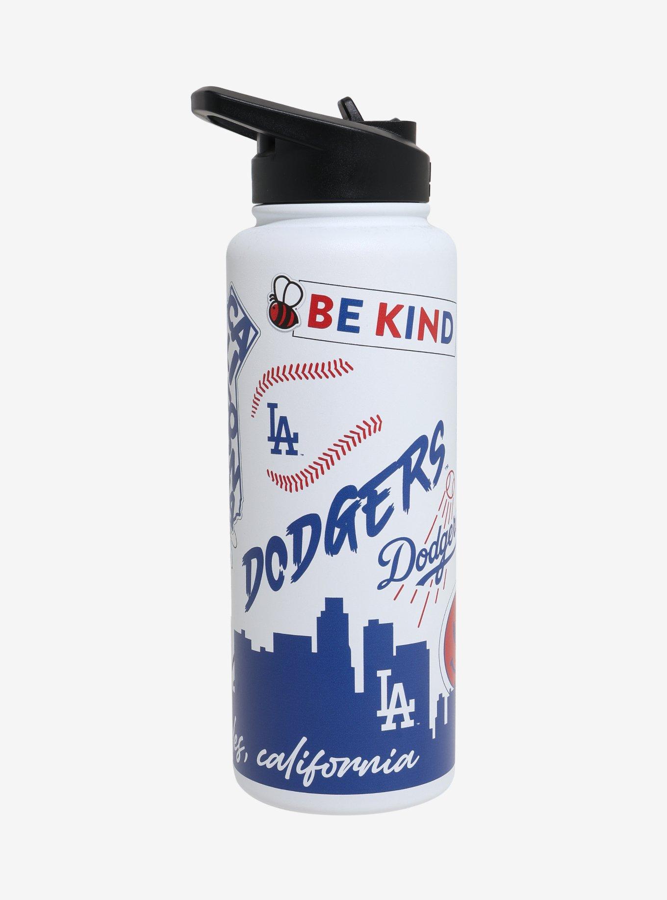 Los Angeles Dodgers Sticker Water Bottle