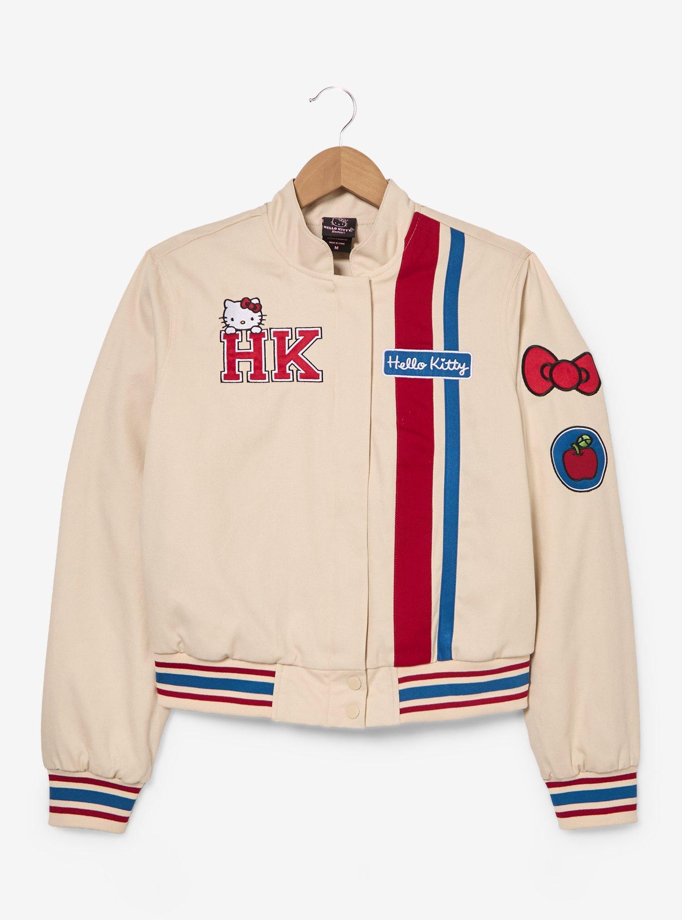 Sanrio Hello Kitty Motor Club Women's Cropped Moto Jacket - BoxLunch Exclusive