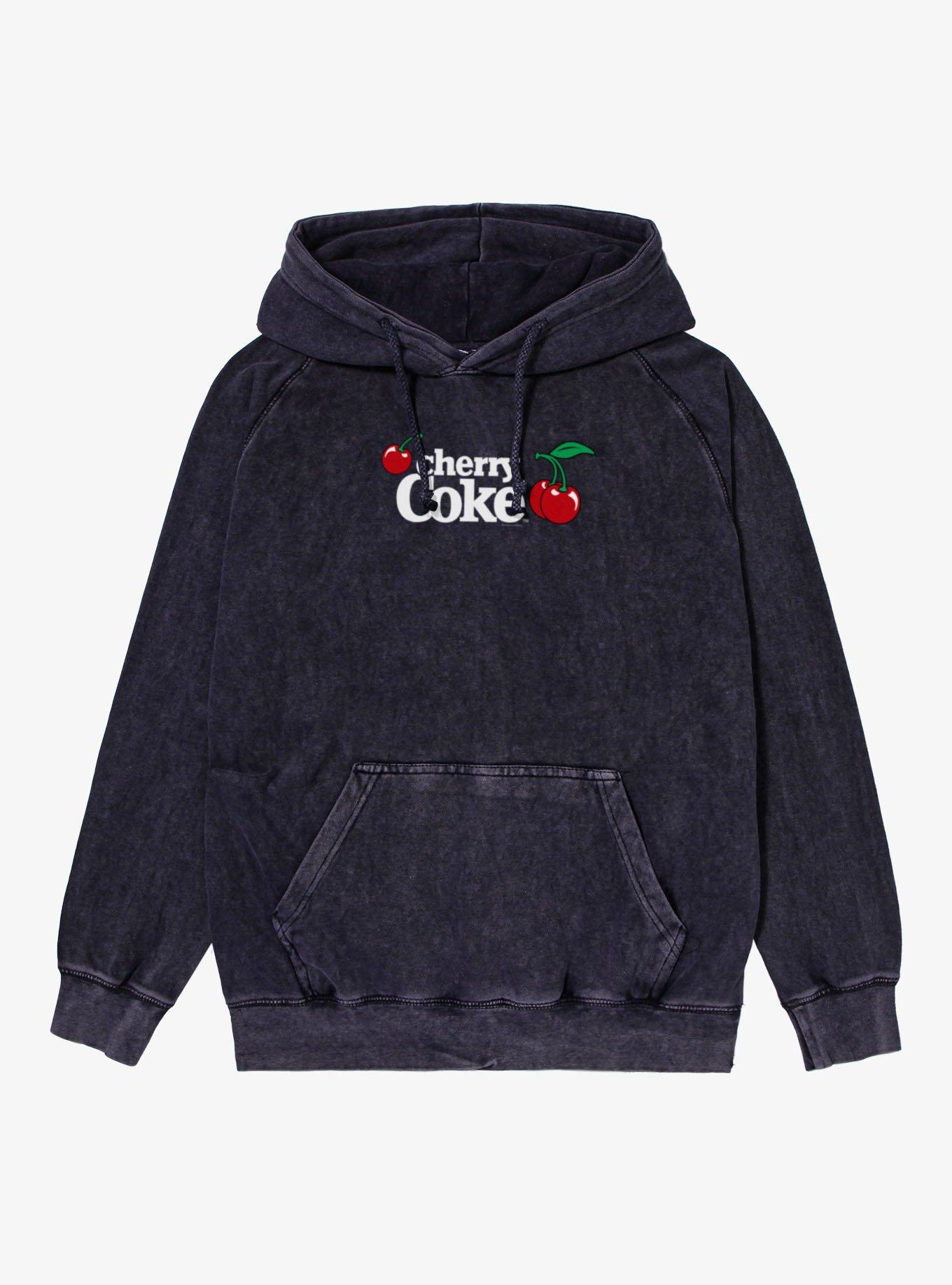 Cherry Coke Triple Logo Mineral Wash Hoodie