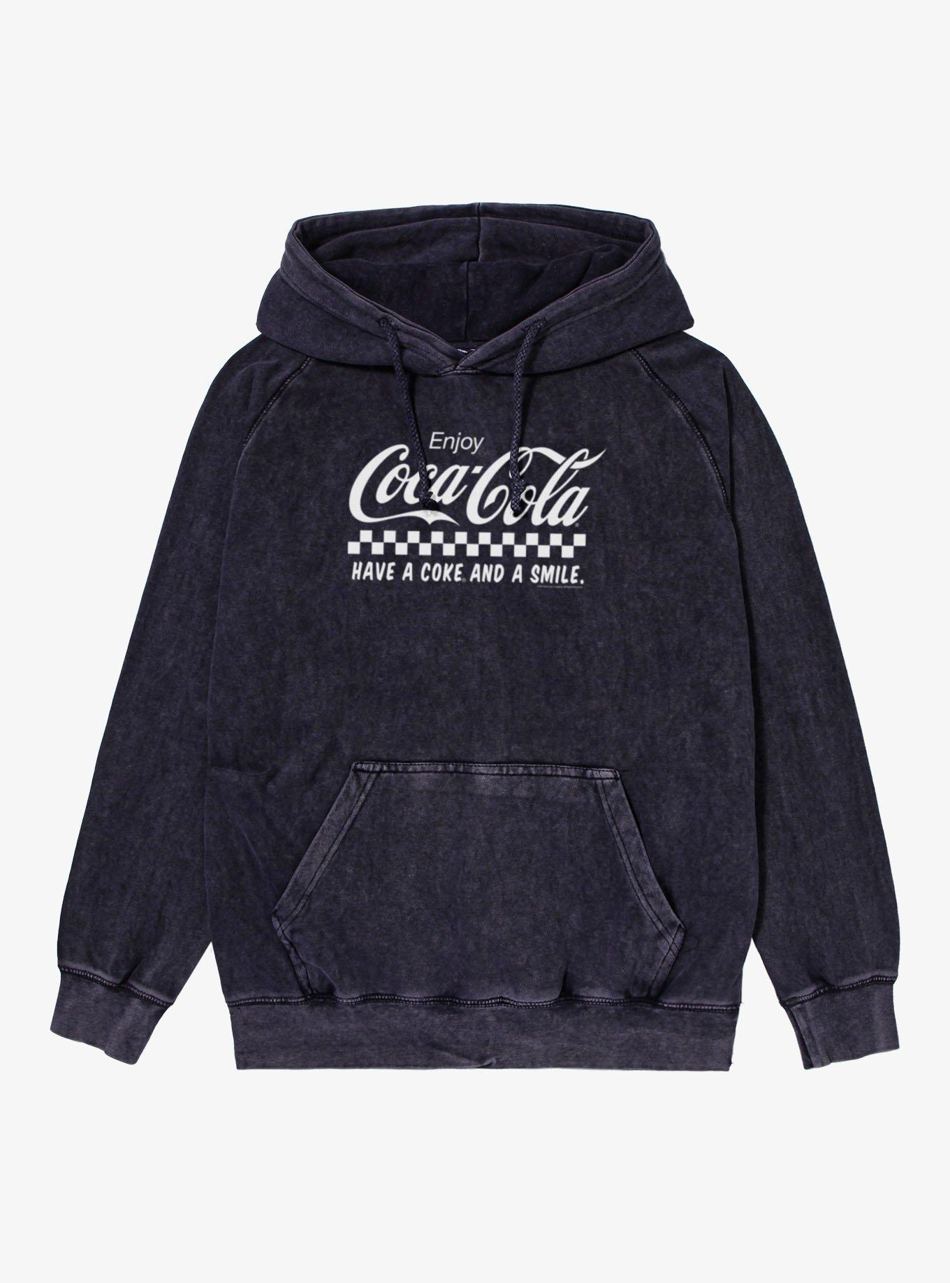 Coca-Cola Classic Enjoy and A Smile Mineral Wash Hoodie, , hi-res