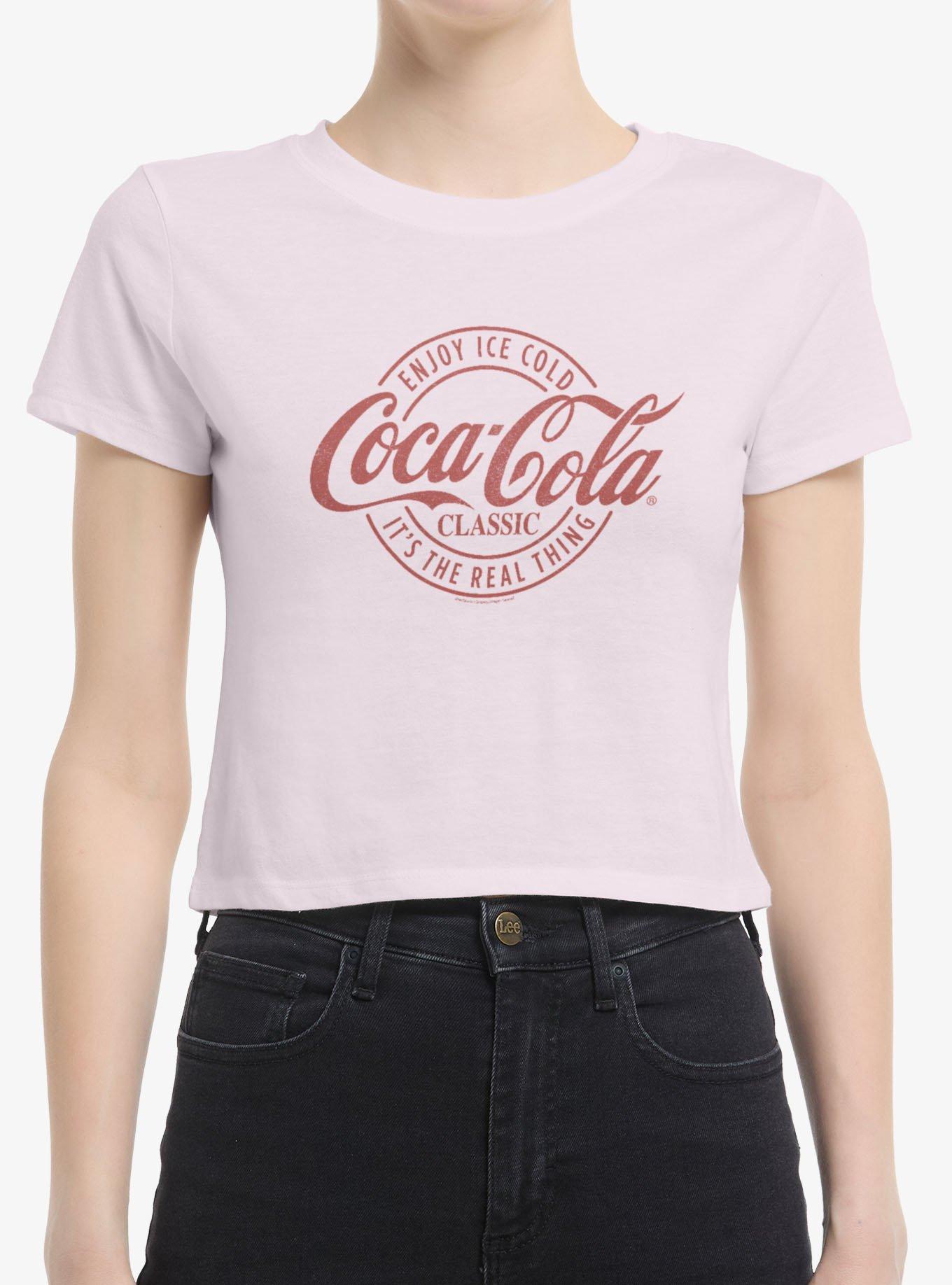 Coca-Cola Classic Enjoy The Real Thing Womens Baby T-Shirt