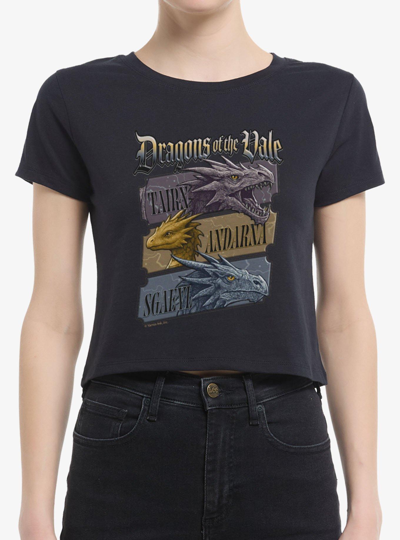 The Empyrean Fourth Wing Dragon Vale Tairn Andarna Womens Baby T-Shirt, , hi-res