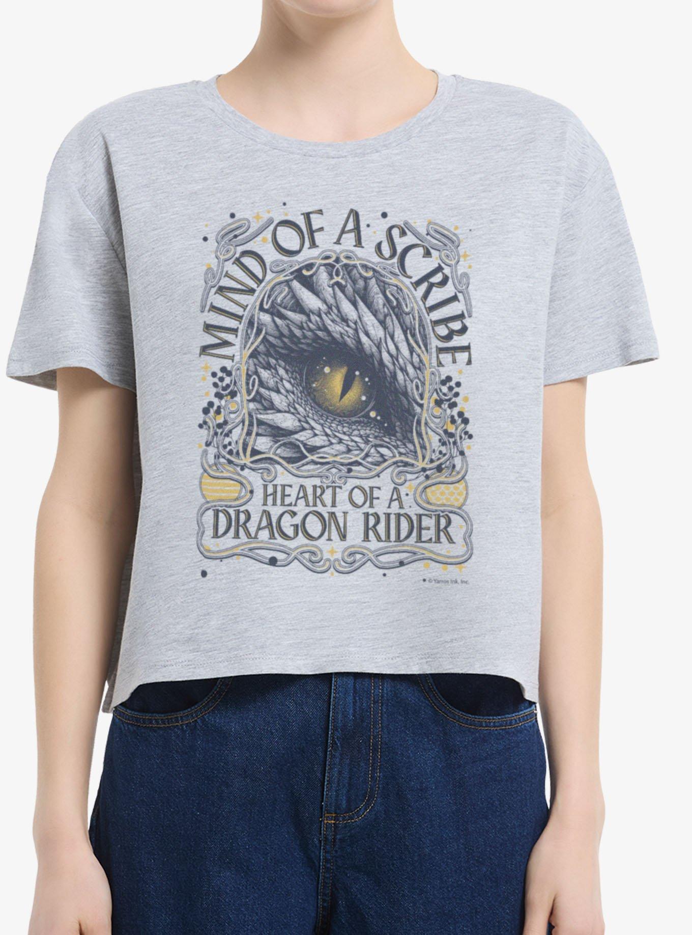 The Empyrean Fourth Wing Mind Of Scribe Heart Of Rider Womens Baby T-Shirt, , hi-res