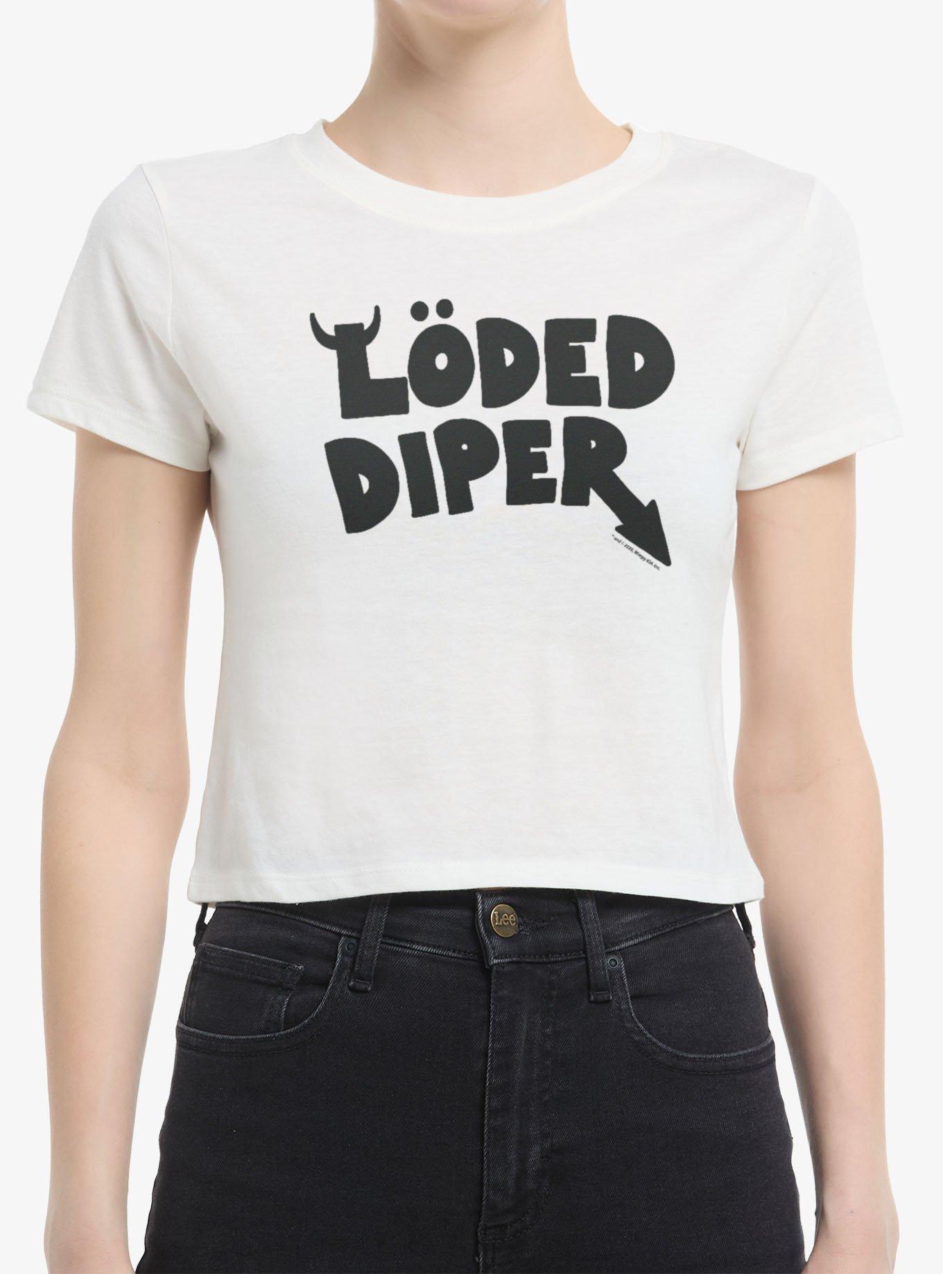 Diary Of A Wimpy Kid Loded Diper Logo Womens Baby T-Shirt, , hi-res