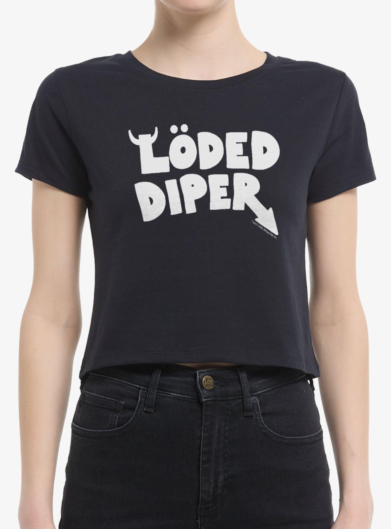 Diary Of A Wimpy Kid Loded Diper Logo Womens Baby T-Shirt, , hi-res