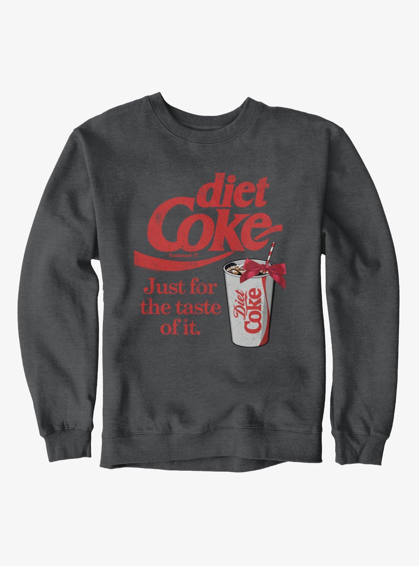 Diet Coke Just The Taste Sweatshirt, DARK HEATHER, hi-res