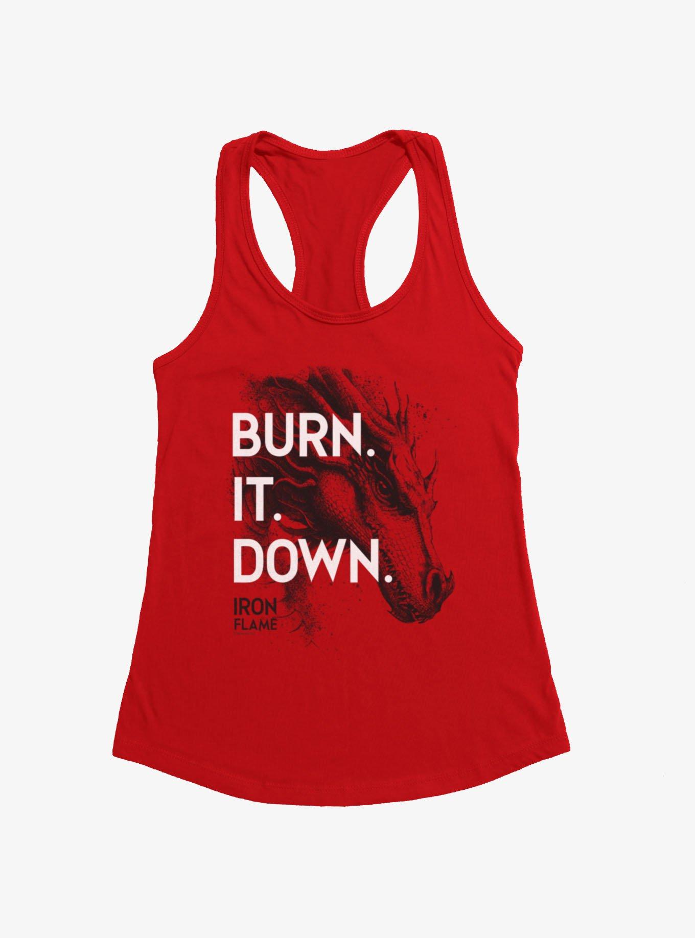 The Empyrean Fourth Wing Burn It Down Womens Tank Top, , hi-res