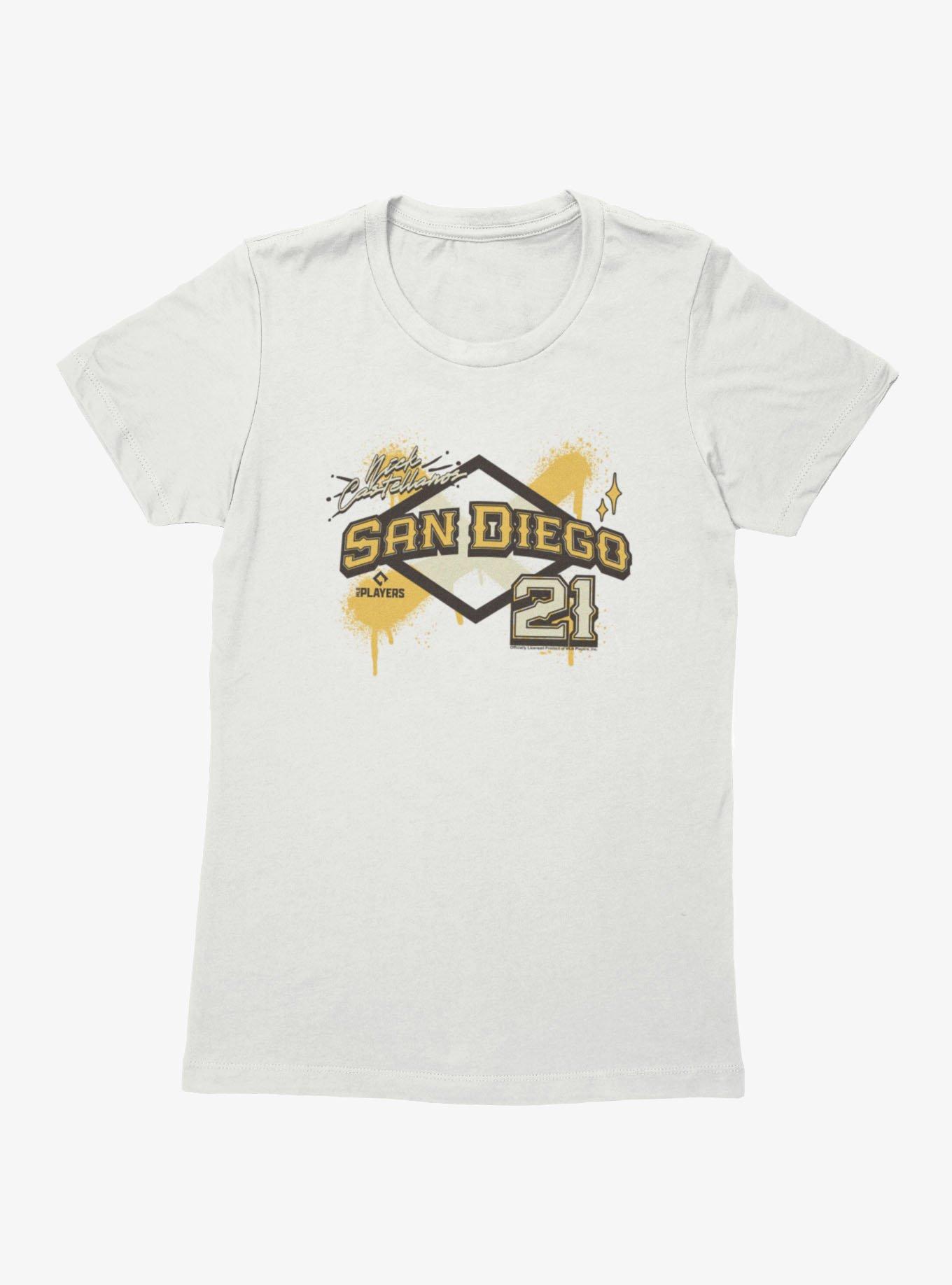 MLB San Diego Padres Nick Castellanos Plate 21 Womens T-Shirt Box Lunch Exclusive