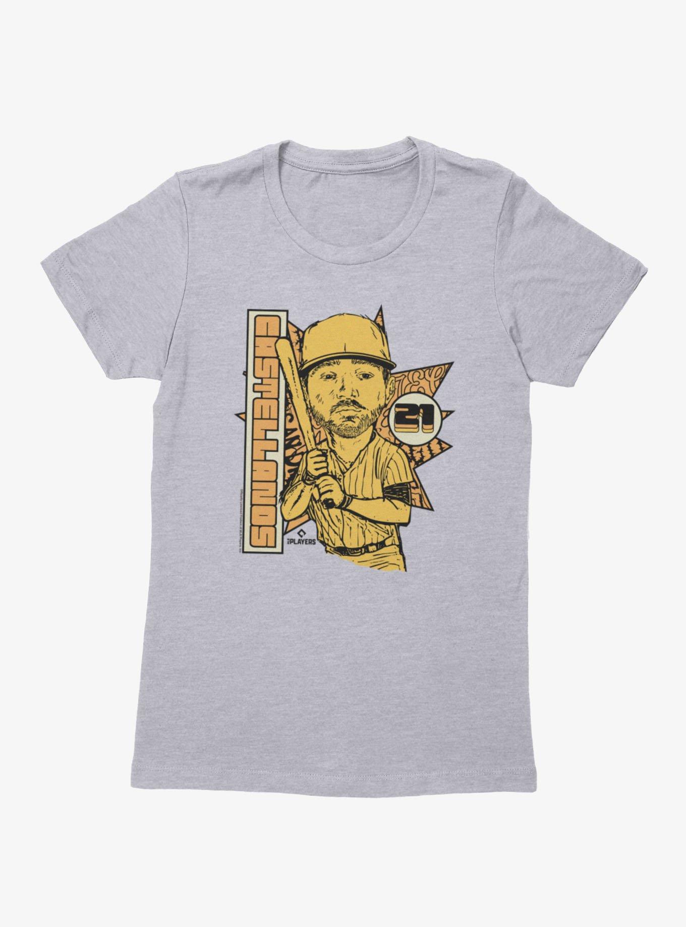 MLB San Diego Padres Nick Castellanos Star Caricature 21 Womens T-Shirt Box Lunch Exclusive, , hi-res