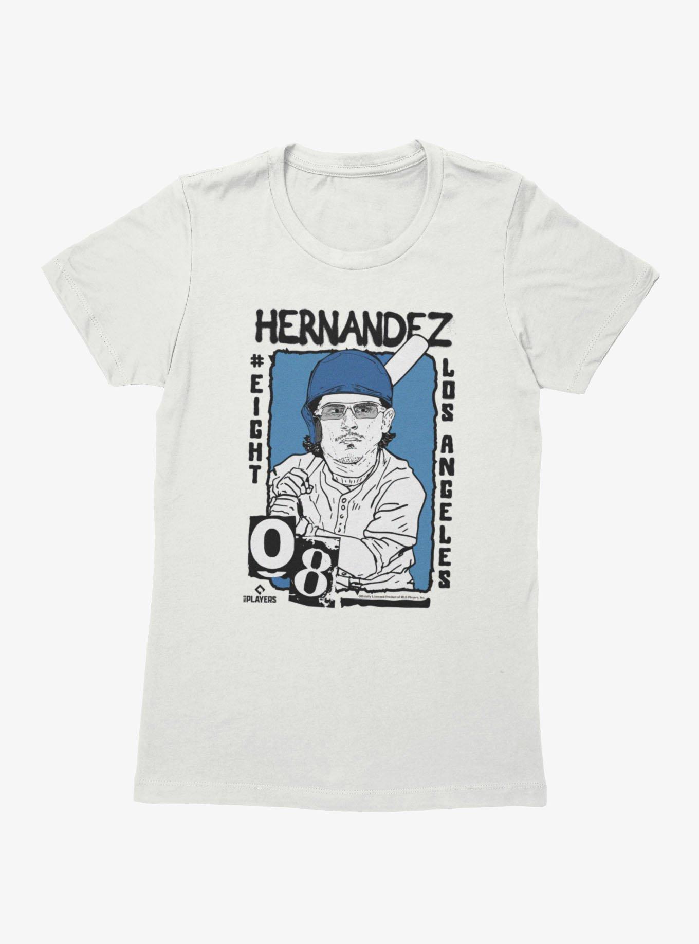 MLB Los Angeles Dodgers Enrique Kike Hernandez Caricature 08 Womens T-Shirt Box Lunch Exclusive, , hi-res
