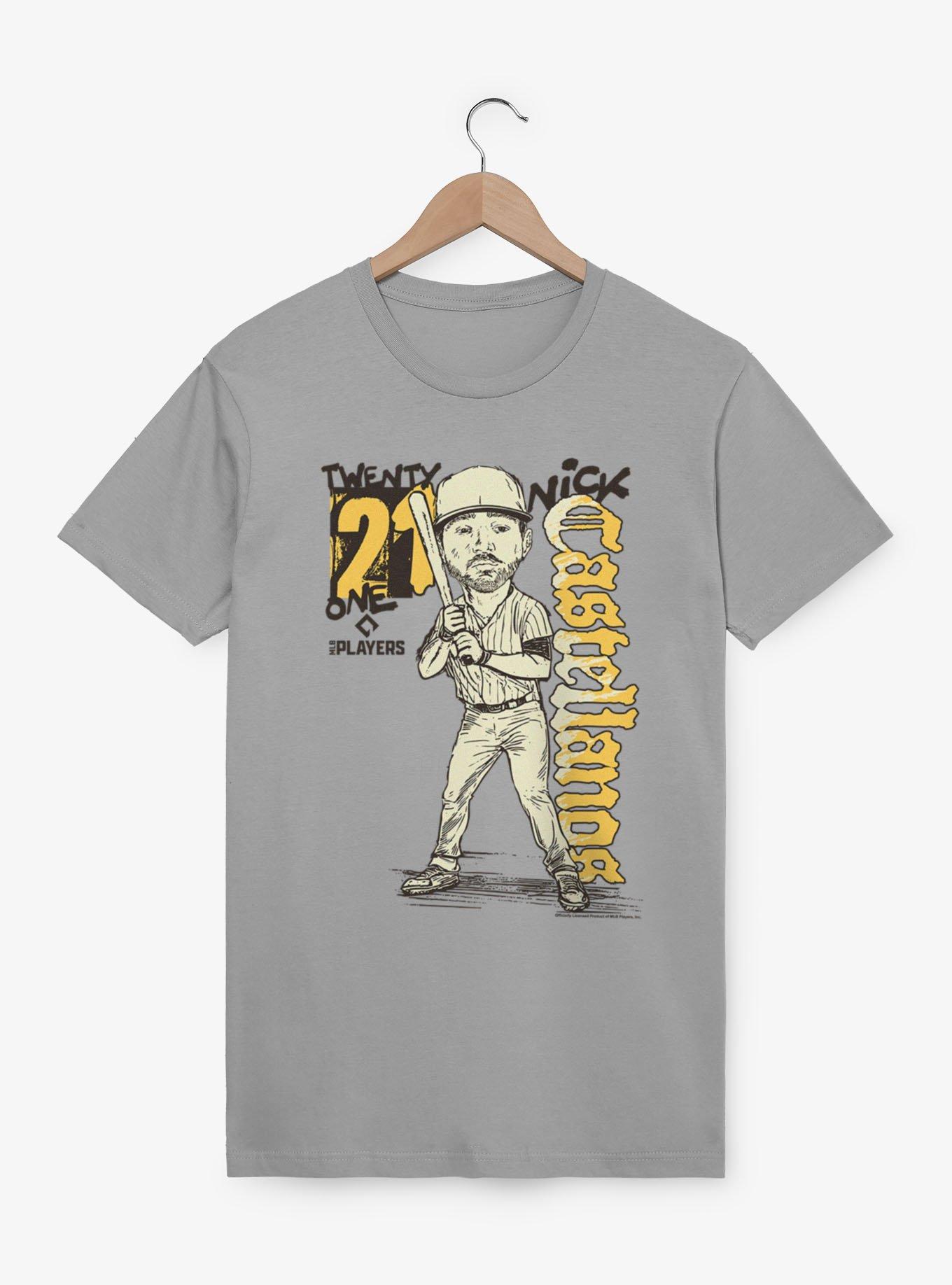 MLB San Diego Padres Nick Castellanos Batter Pose Caricature 21 T-Shirt Box Lunch Exclusive
