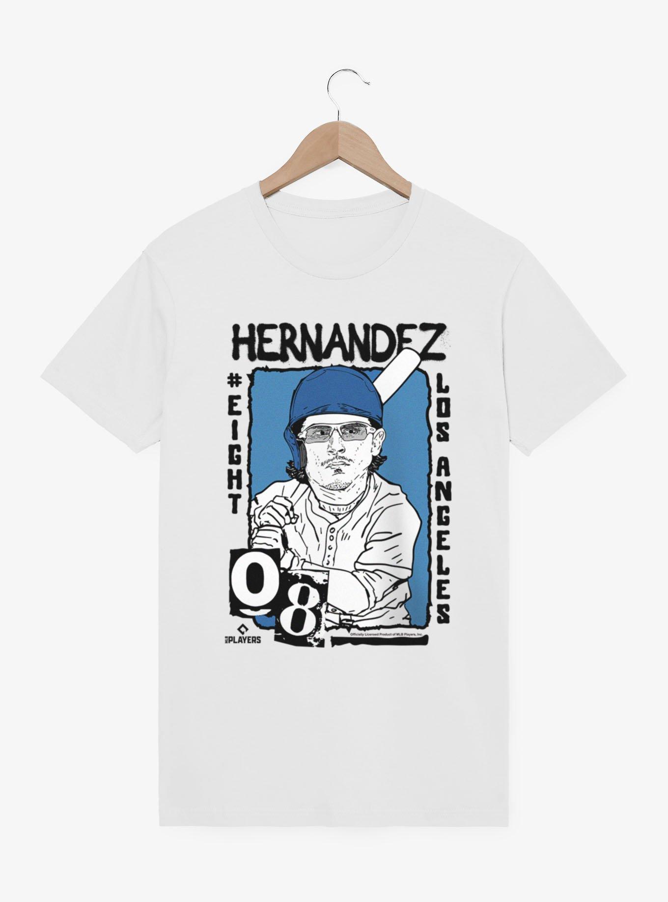 MLB Los Angeles Dodgers Enrique Kike Hernandez Caricature 08 T-Shirt Box Lunch Exclusive, , hi-res
