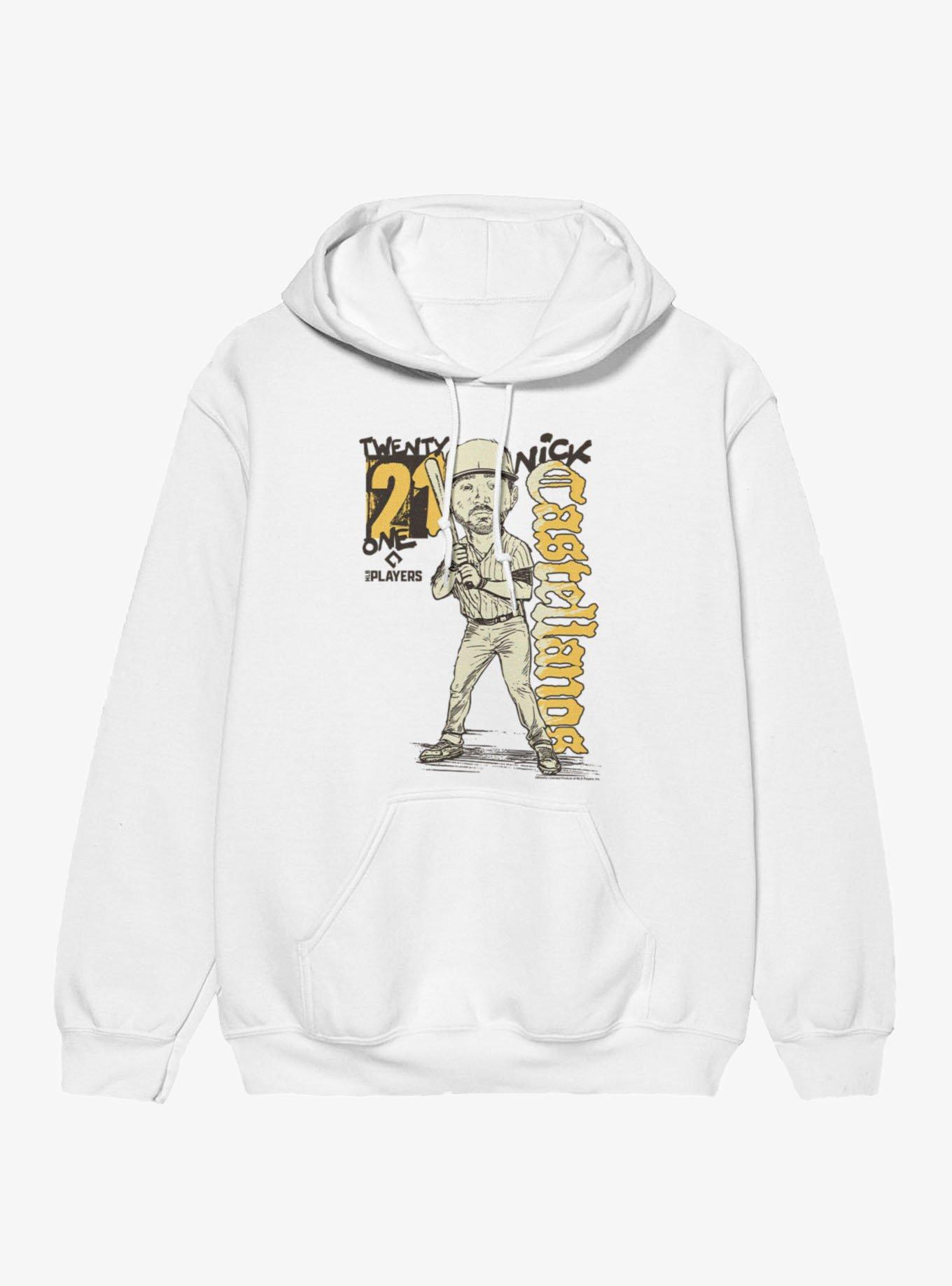 MLB San Diego Padres Nick Castellanos Batter Pose Caricature 21 Hoodie Box Lunch Exclusive, , hi-res