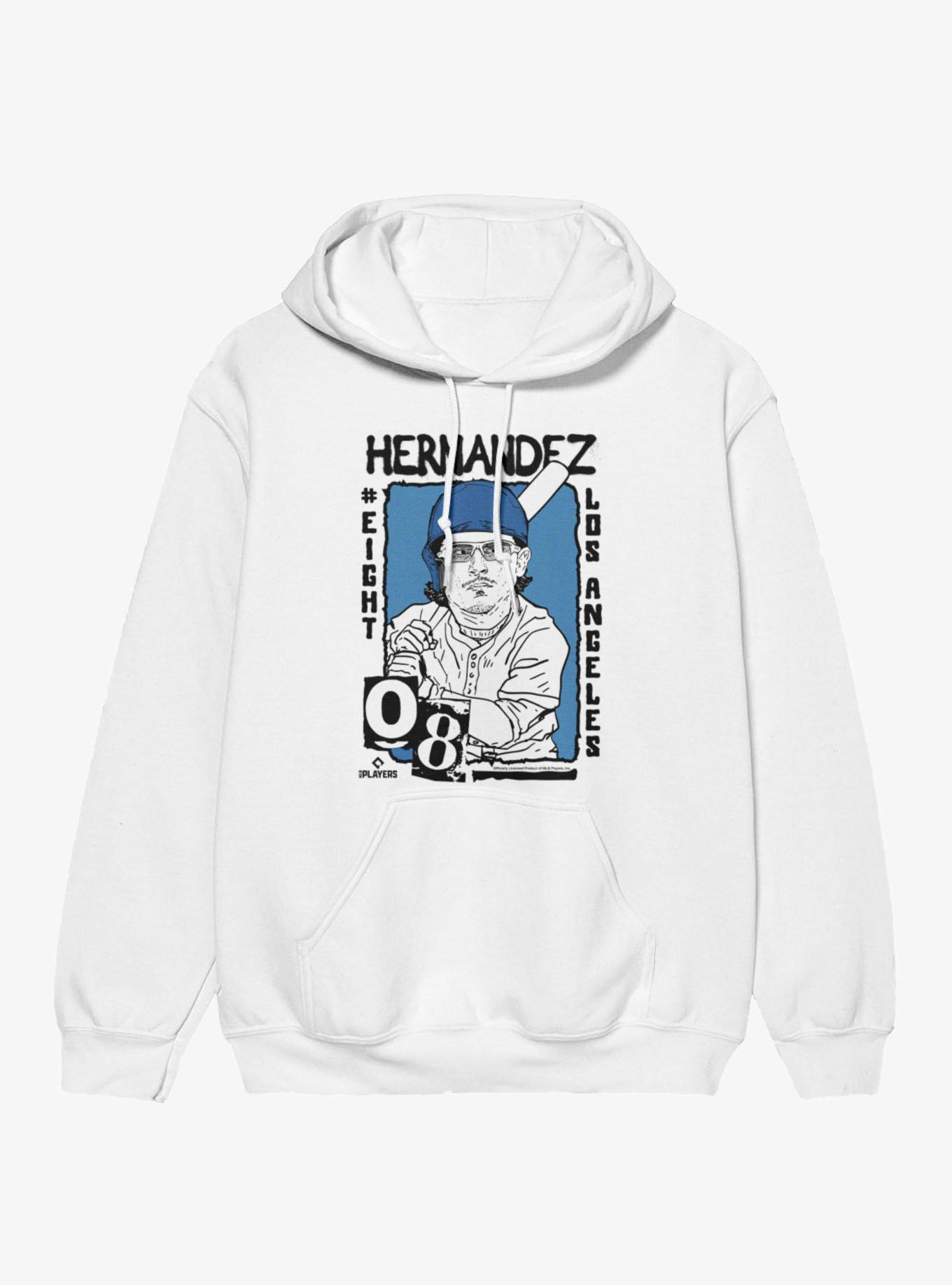 MLB Los Angeles Dodgers Enrique Kike Hernandez Caricature 08 Hoodie Box Lunch Exclusive, , hi-res