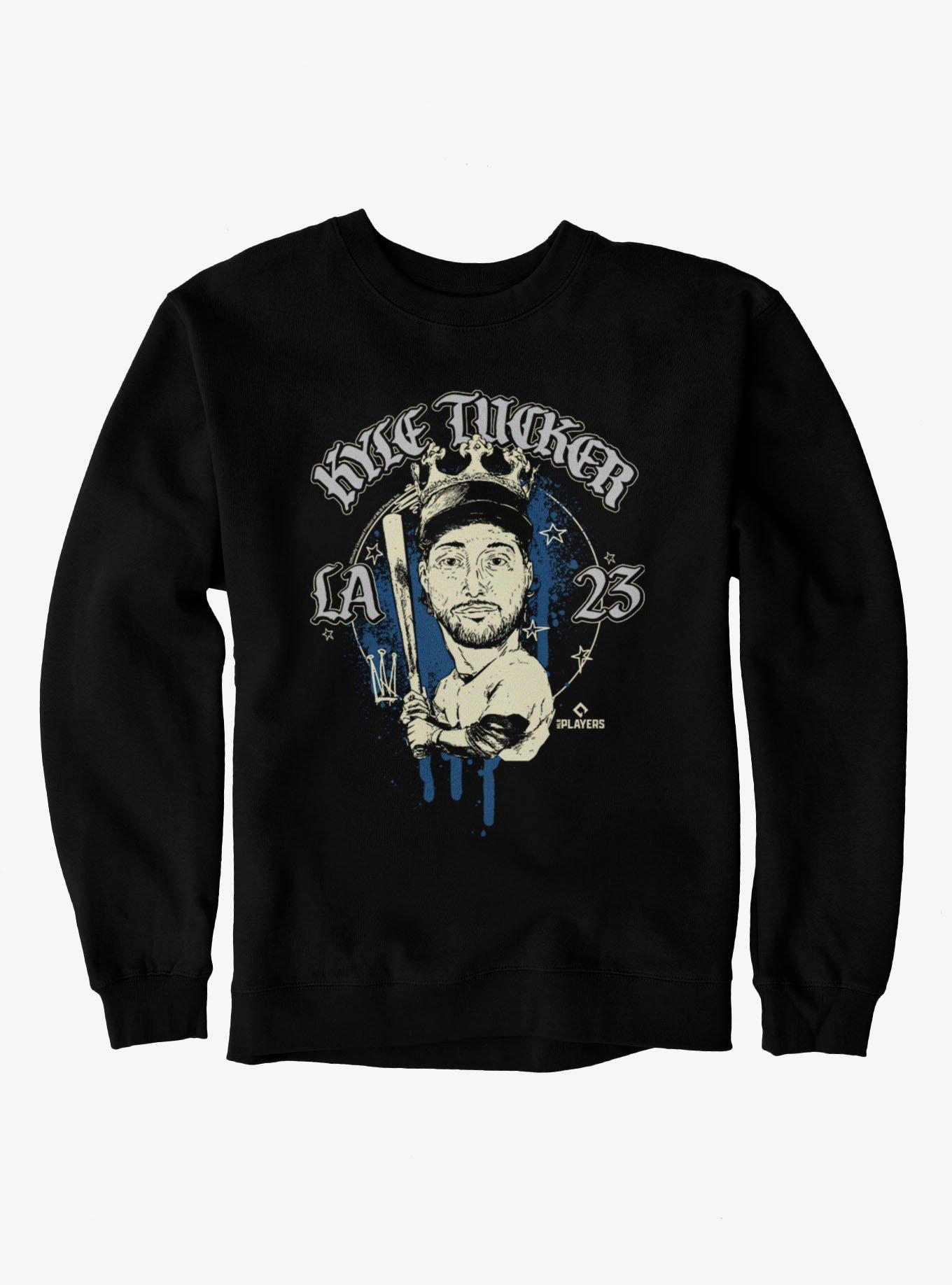 MLB Los Angeles Dodgers Kyle Tucker Caricature LA 23 Sweatshirt Her Universe Exclusive, , hi-res