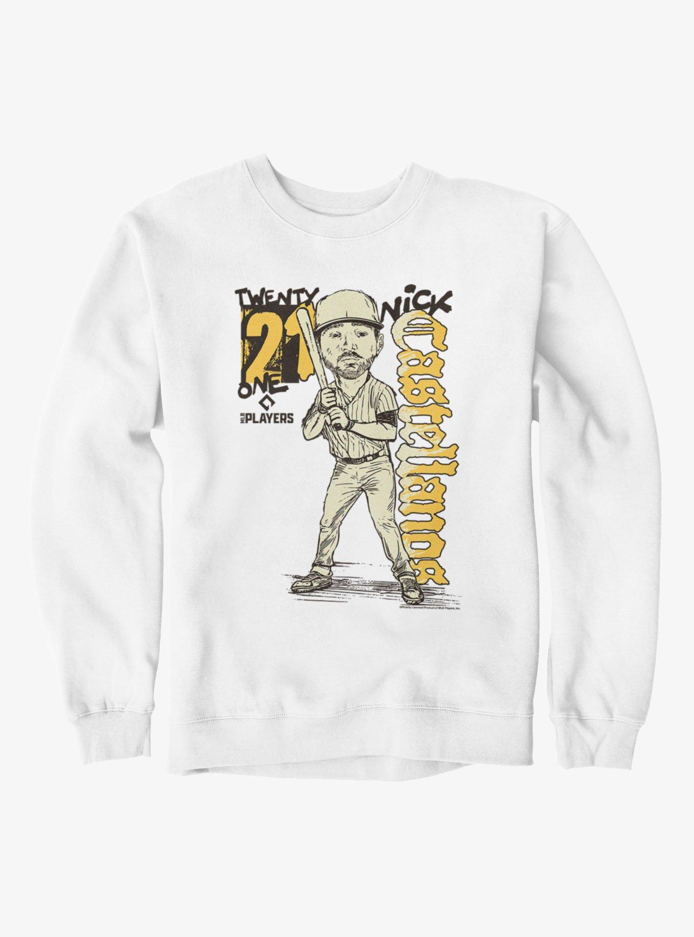 MLB San Diego Padres Nick Castellanos Batter Pose Caricature 21 Sweatshirt Her Universe Exclusive, , hi-res