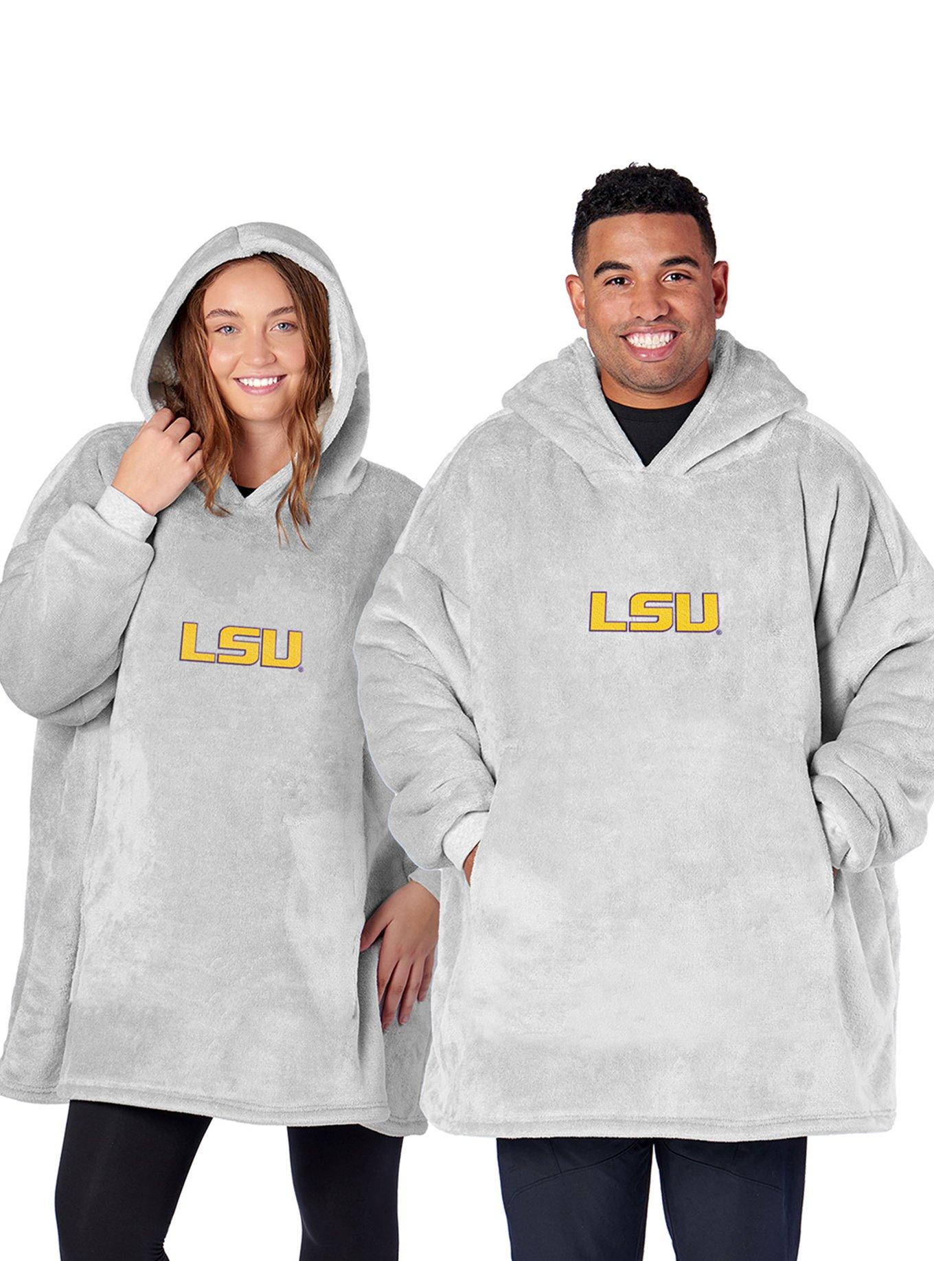 NCAA Louisiana State University Tigers Heather Grey Hoodler Pullover Hoodie, , hi-res