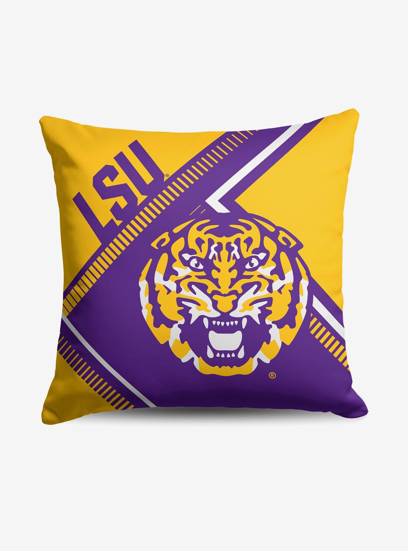 NCAA LSU Tigers Pulsewave Throw Pillow, , hi-res