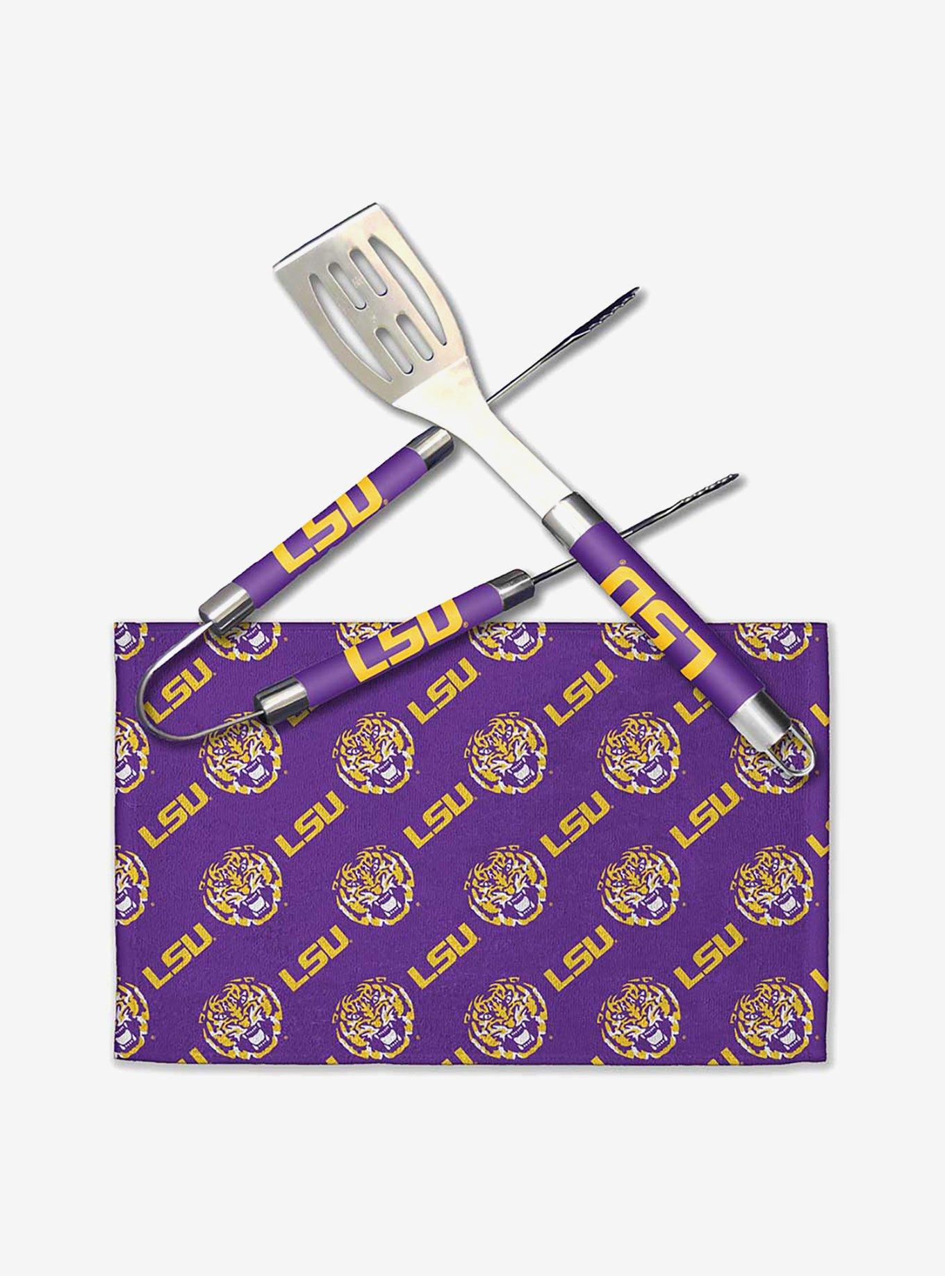 NCAA LSU BBQ Grill Utensil Set, , hi-res