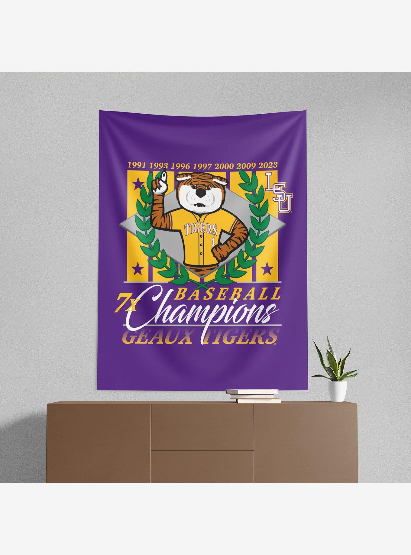 NCAA LSU Louisiana State Pinnacle Wall Hanging, , hi-res