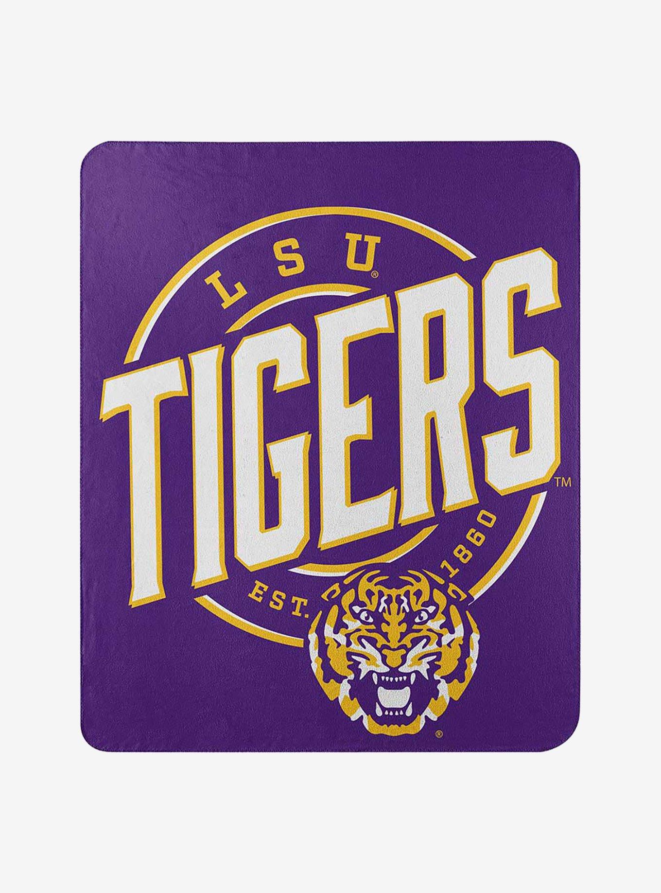 NCAA LSU Campaign Fleece Throw Blanket, , hi-res
