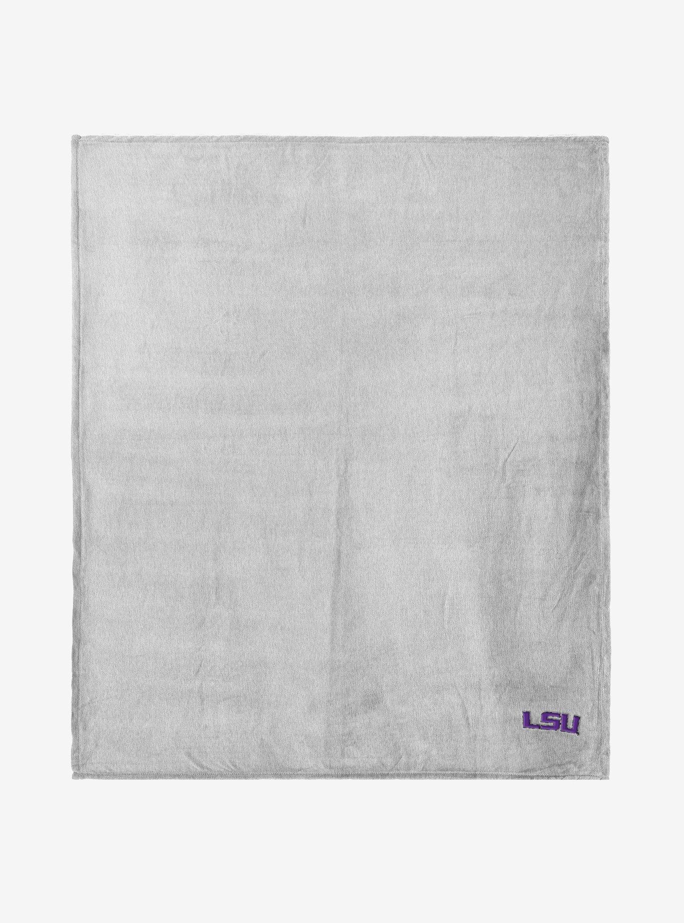 NCAA LSU Tigers Logo Sweatshirt Throw Blanket, , hi-res