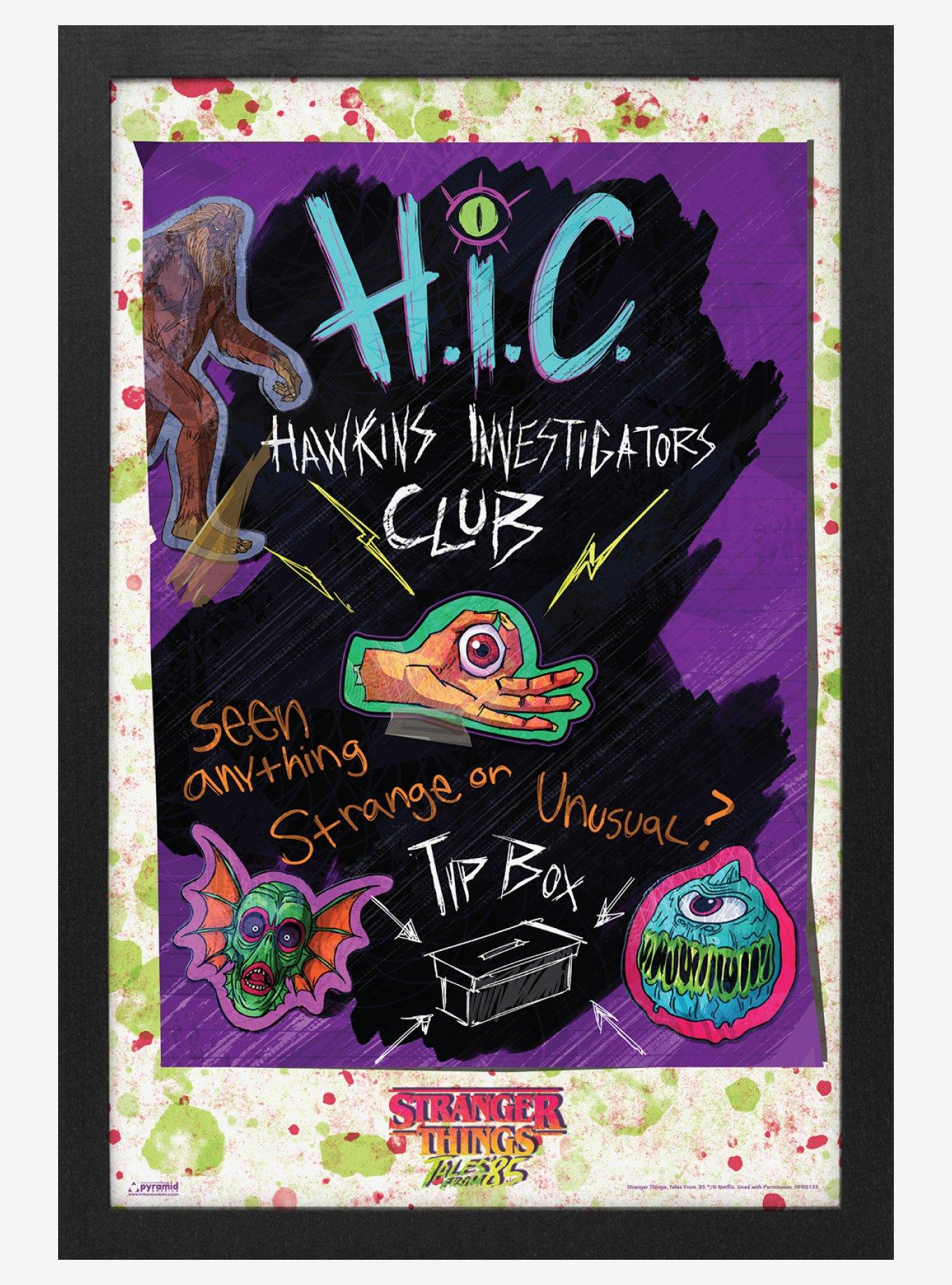 Stranger Things '85 HIC Seen Strange Framed Poster, , hi-res
