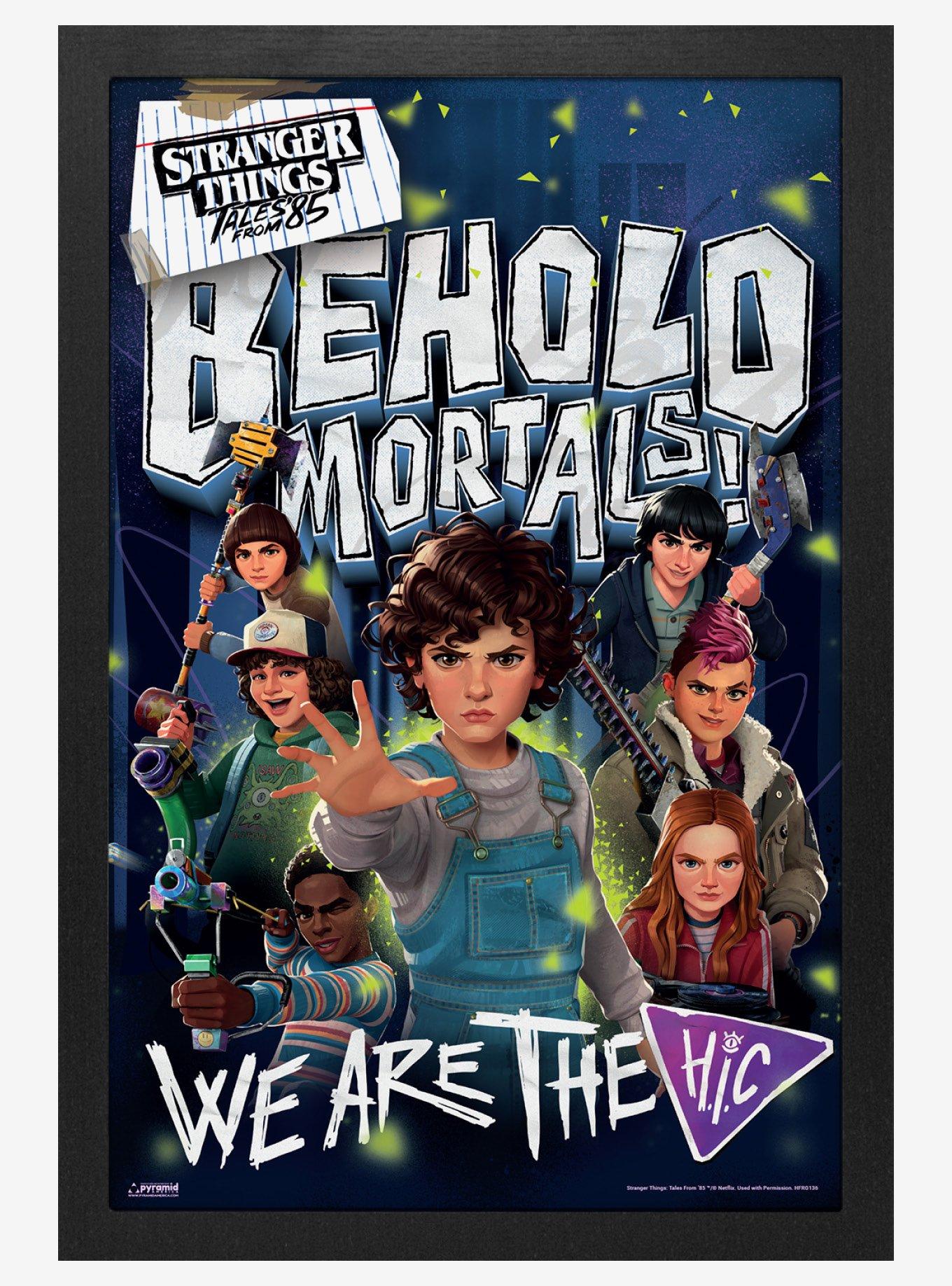 Stranger Things '85 Behold Mortals Framed Poster, , hi-res