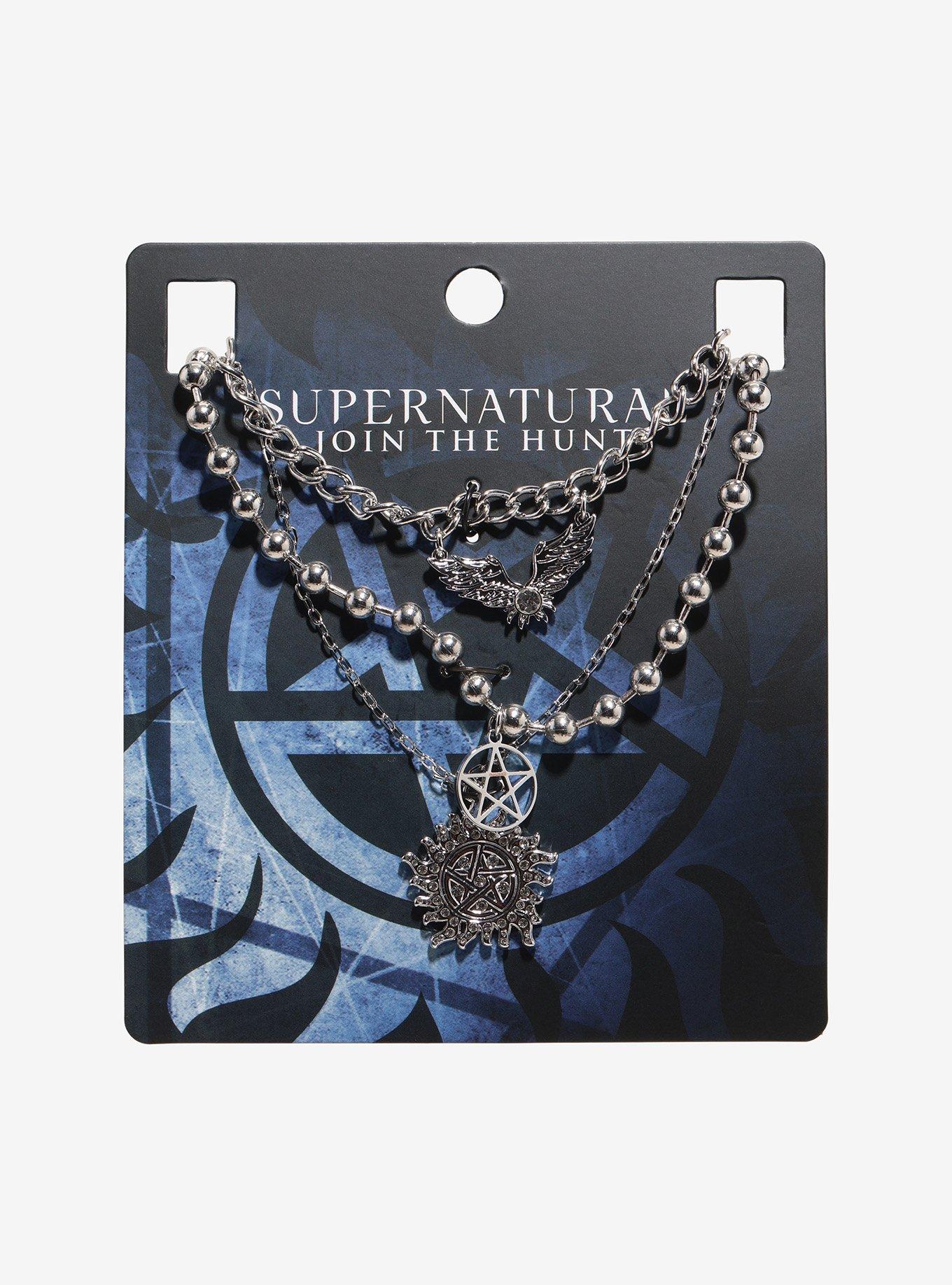 Supernatural Icons Necklace Set